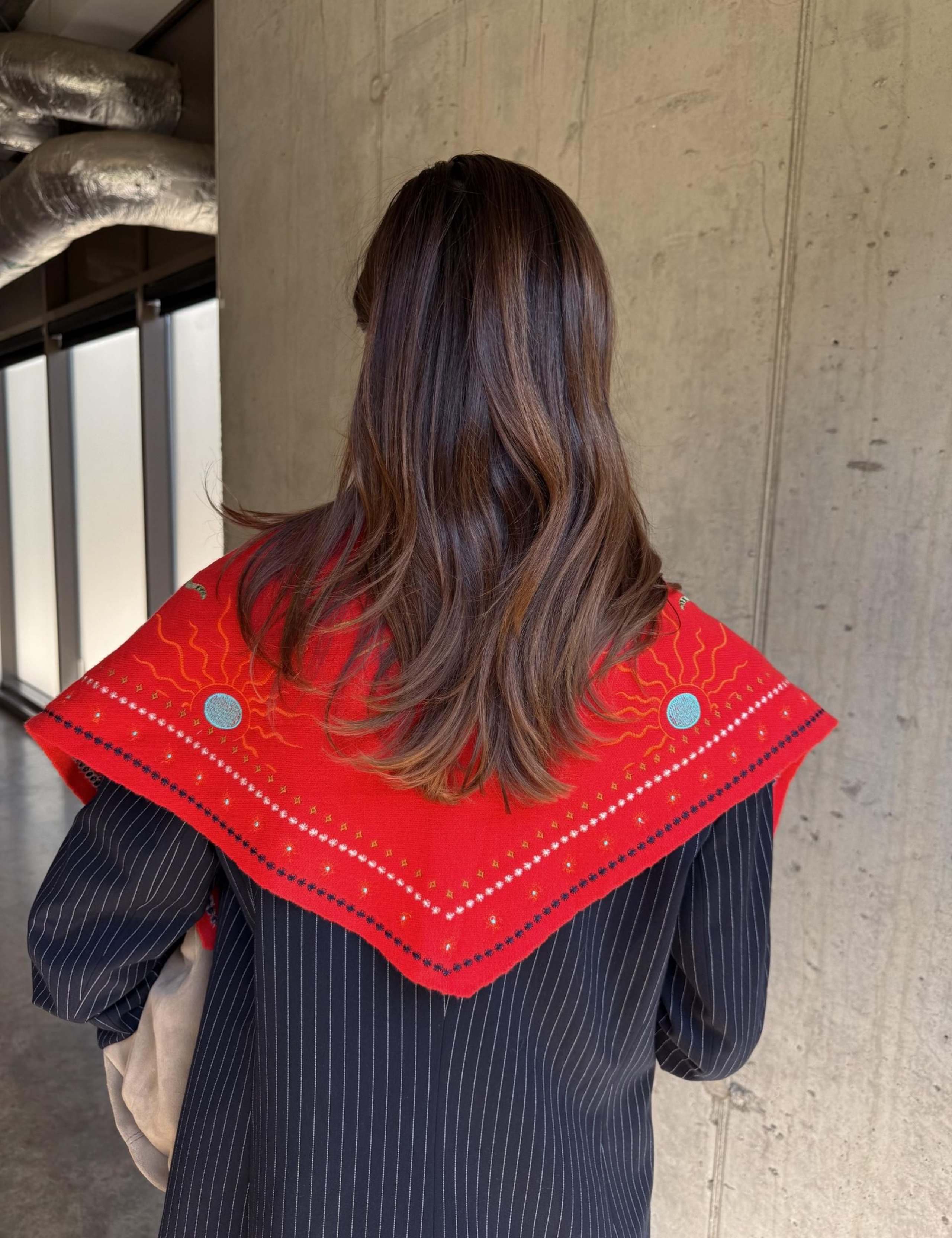 Knitted Mystical Embroidery Triangle Bandana 4 of 5