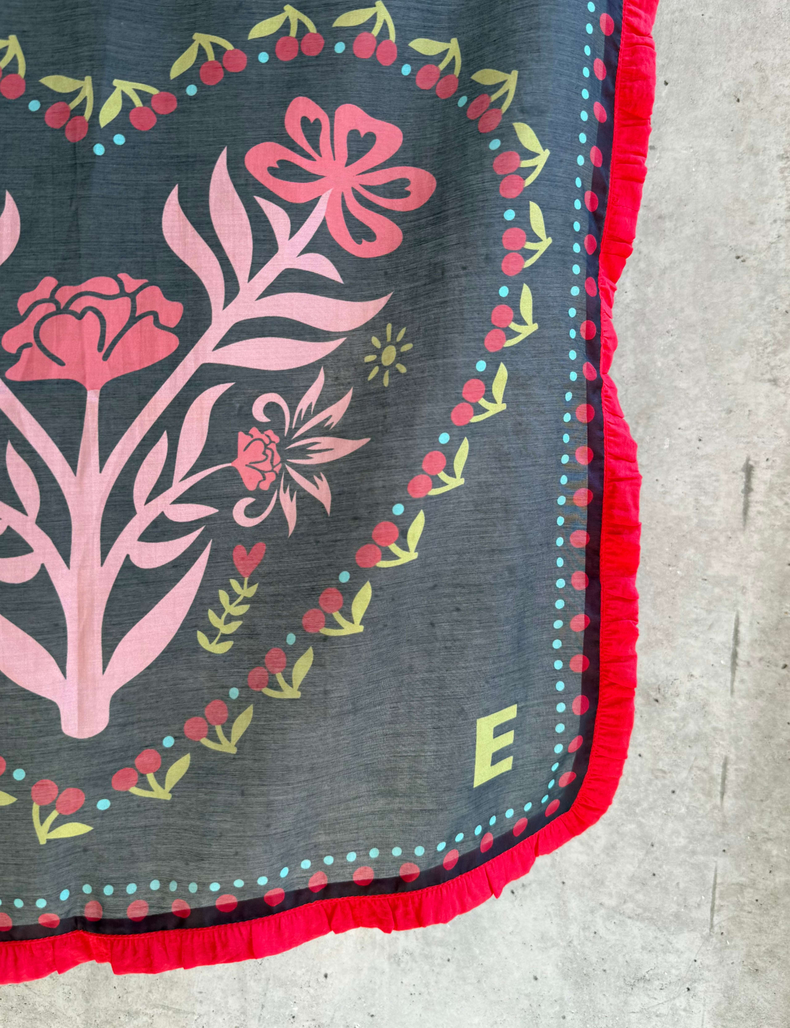 Love Floral Square Bandana 2 of 2