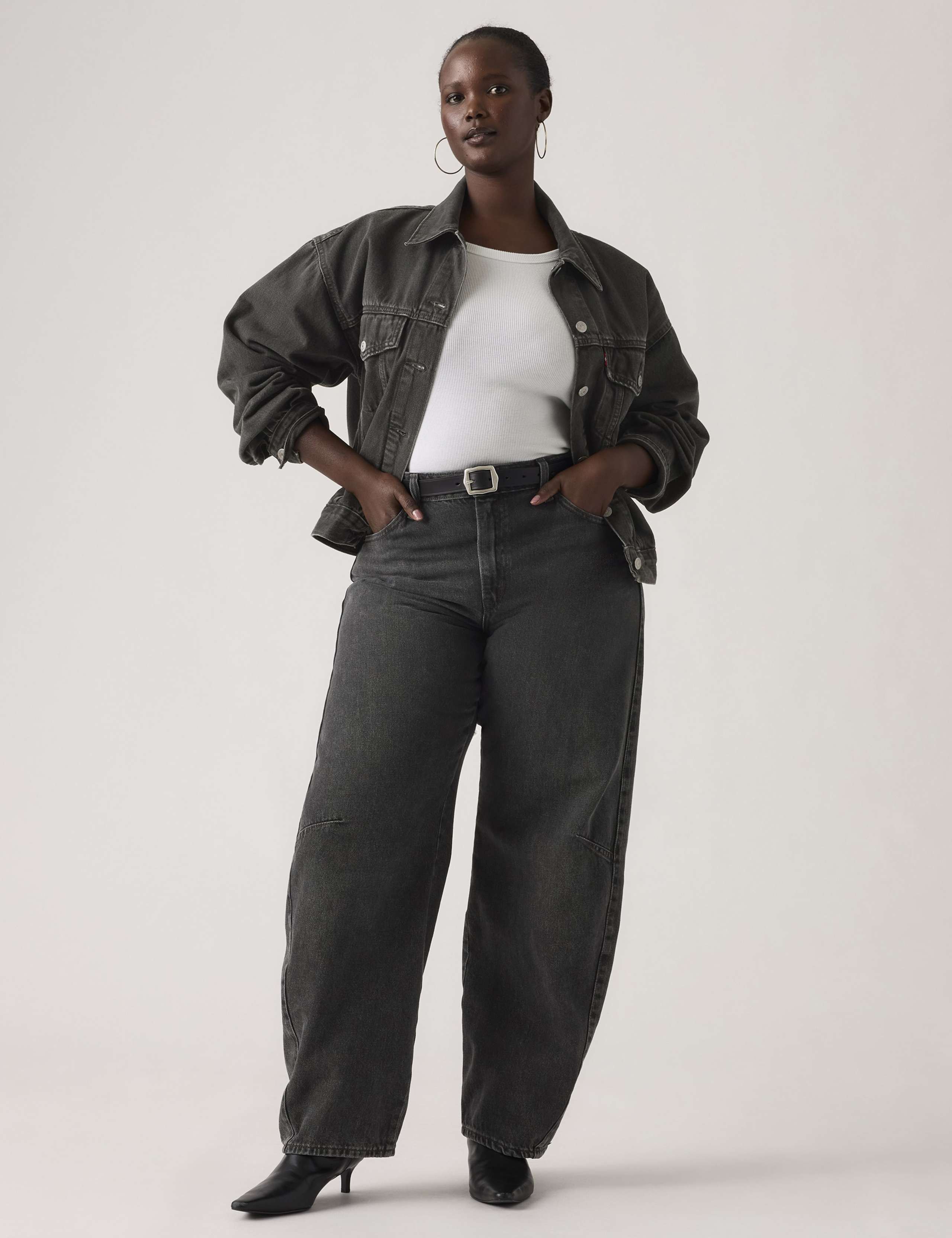 Baggy Mid Rise Barrel Leg Dad Jeans 7 of 9