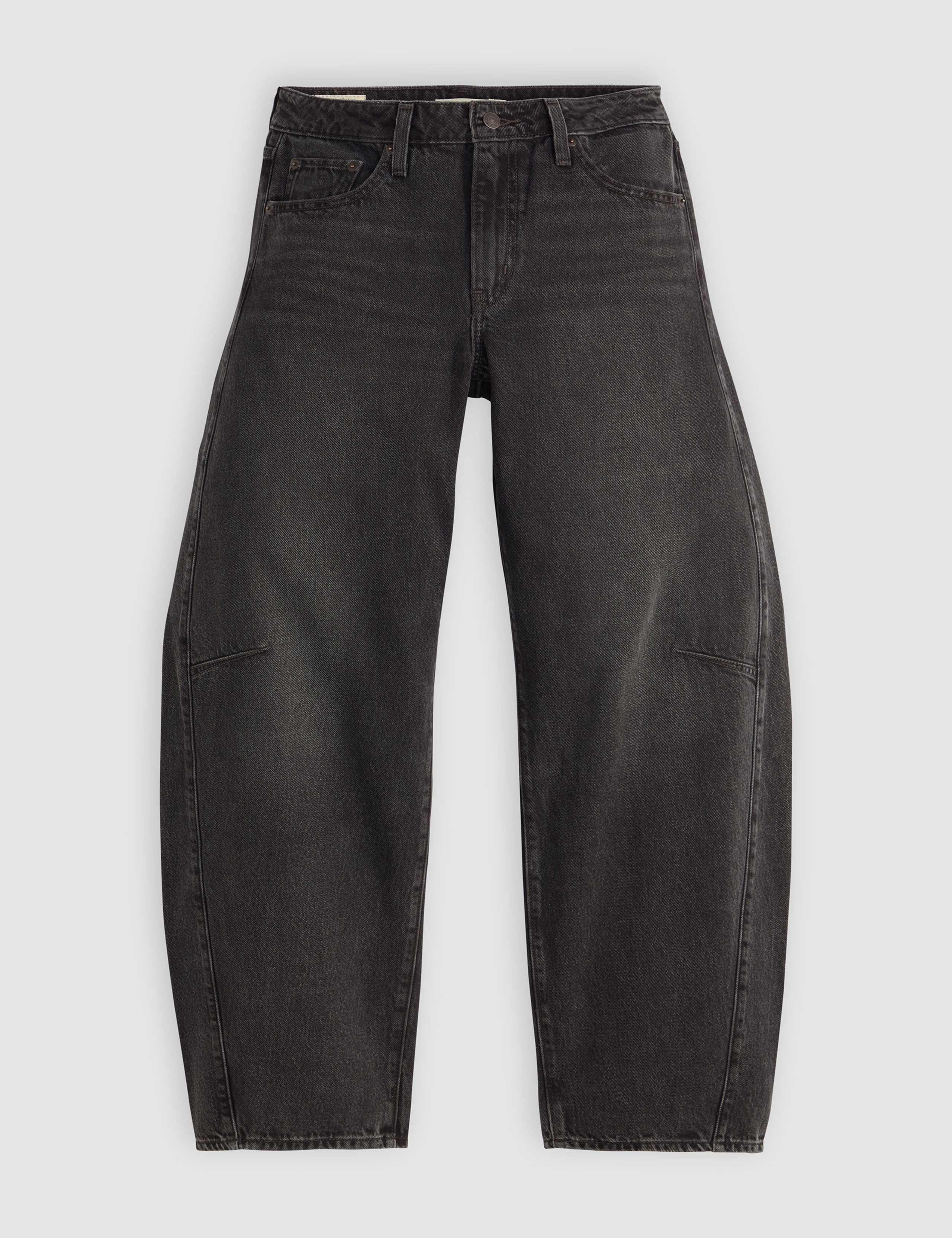 Baggy Mid Rise Barrel Leg Dad Jeans 2 of 9