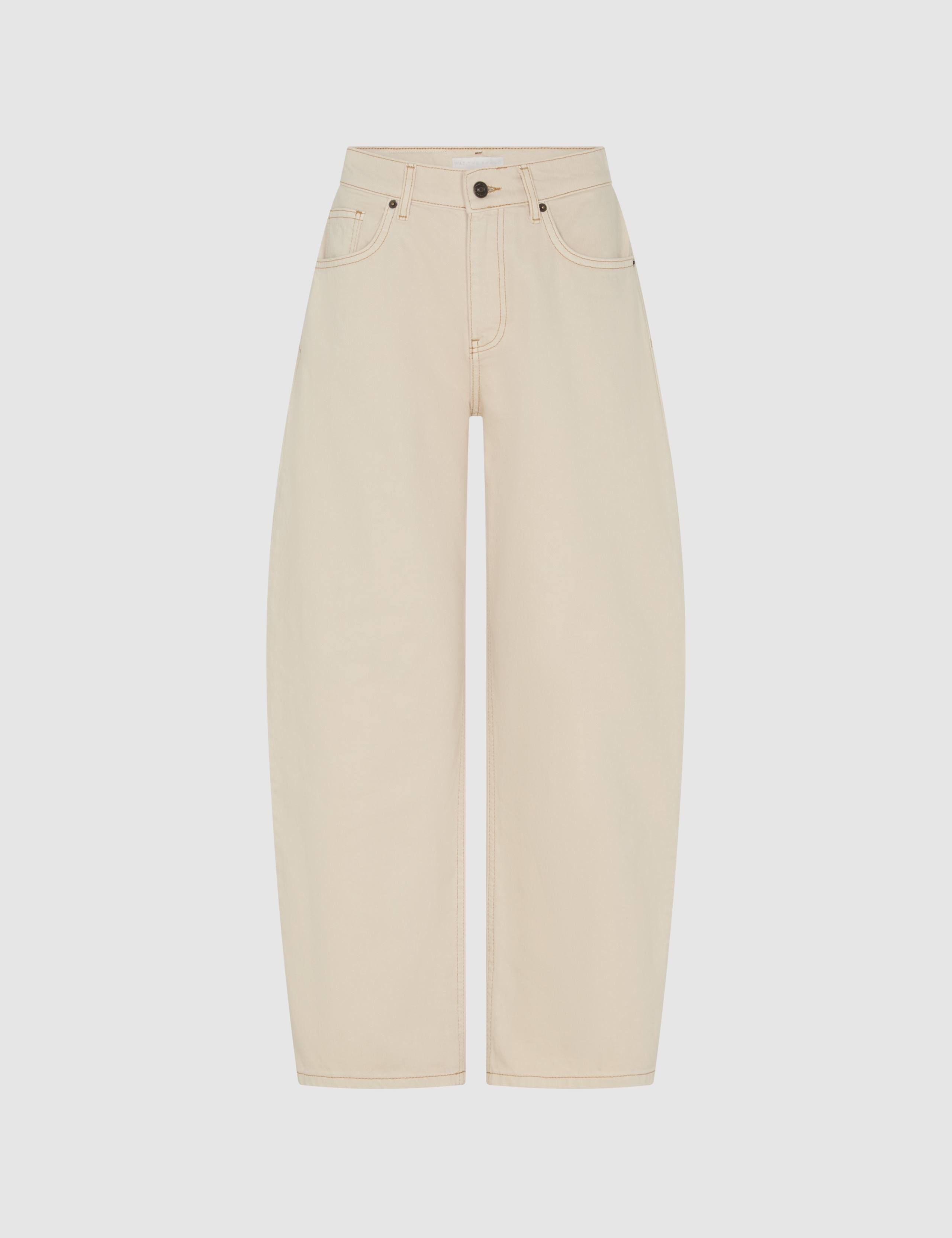 Relaxed High Waisted Barrel Jeans 2 of 6