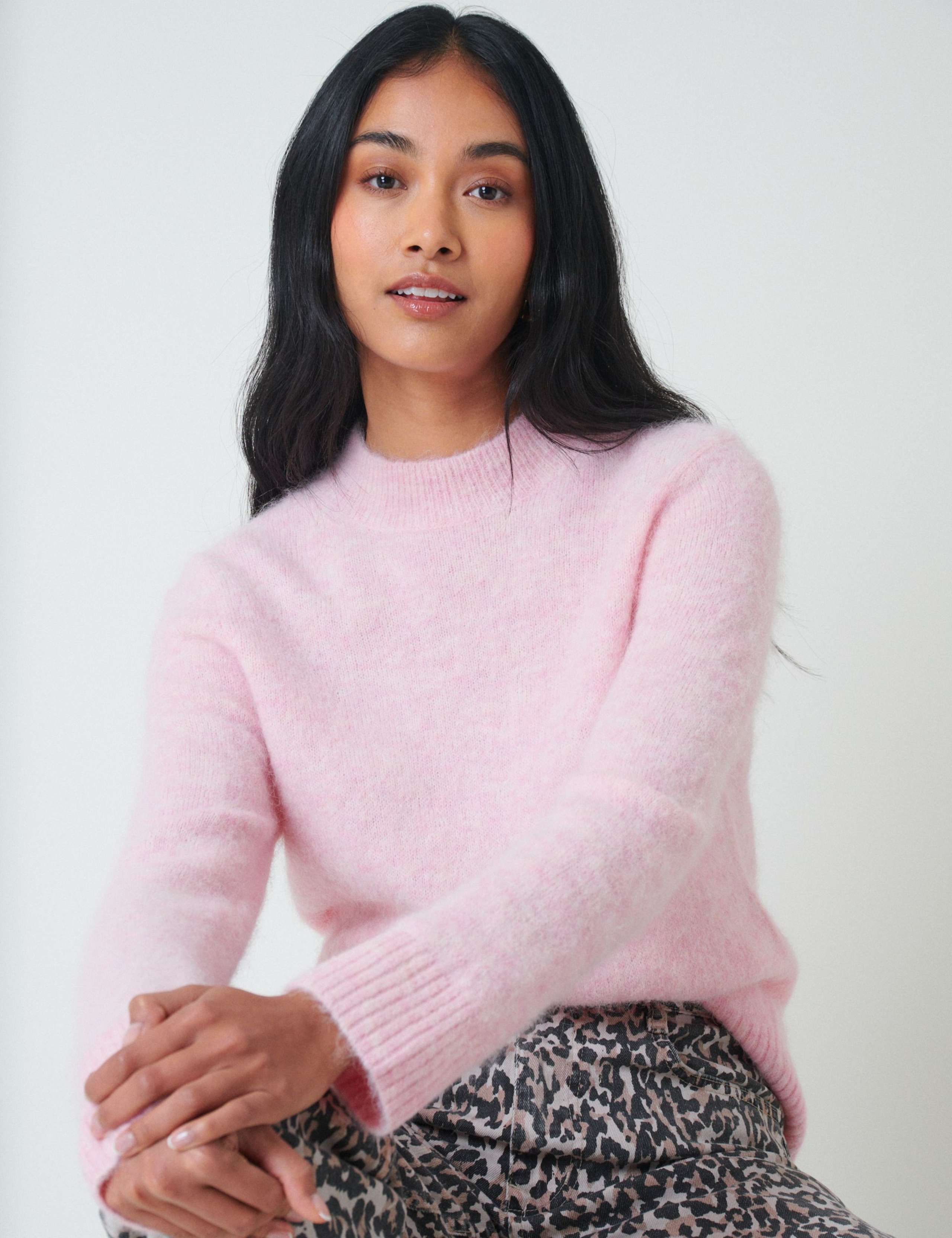 Wool Blend Textured Jumper with Alpaca 4 of 5