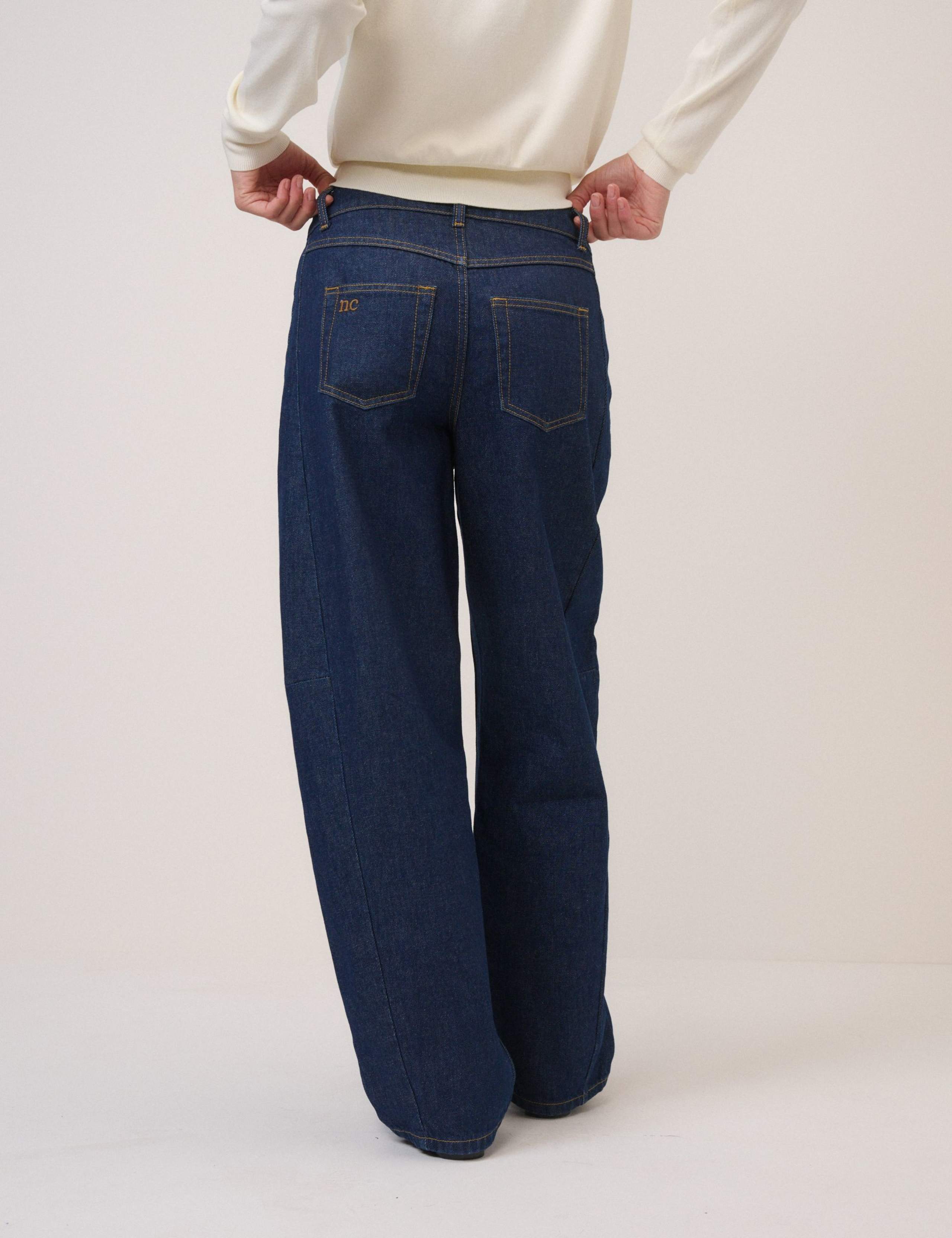 Mid Rise Barrel Jeans 4 of 4