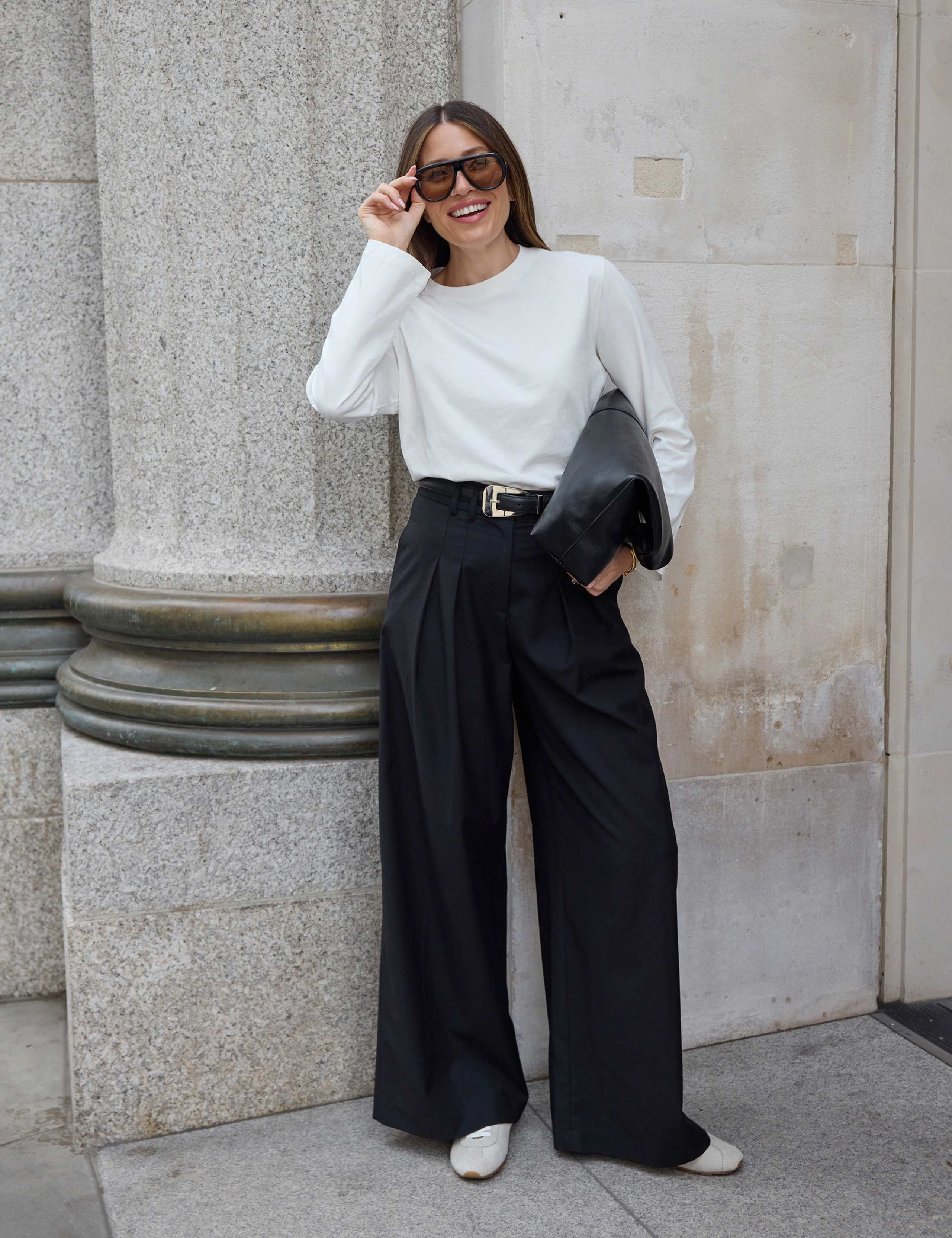Woven Tailored Wide Leg Trousers 1 of 5