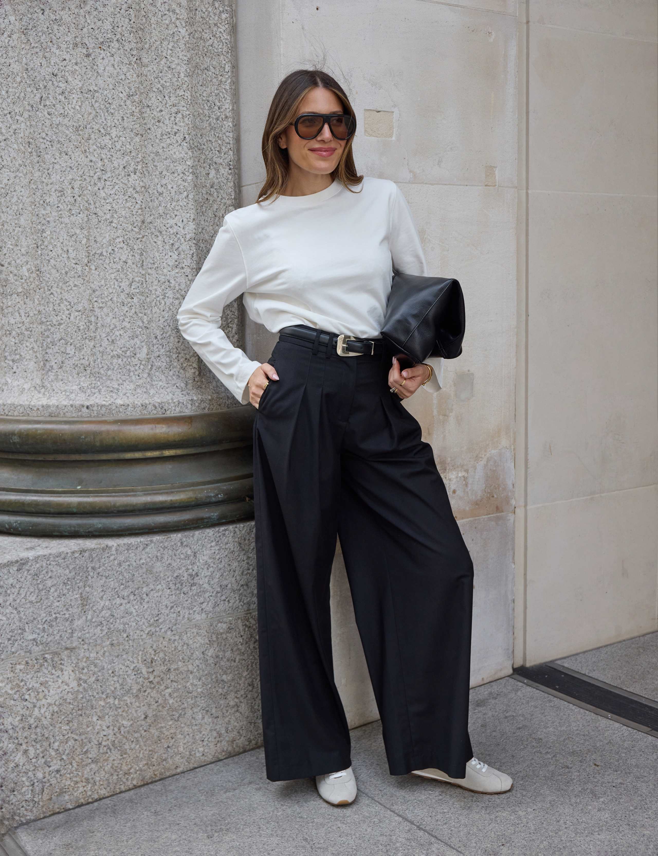 Woven Tailored Wide Leg Trousers 3 of 5