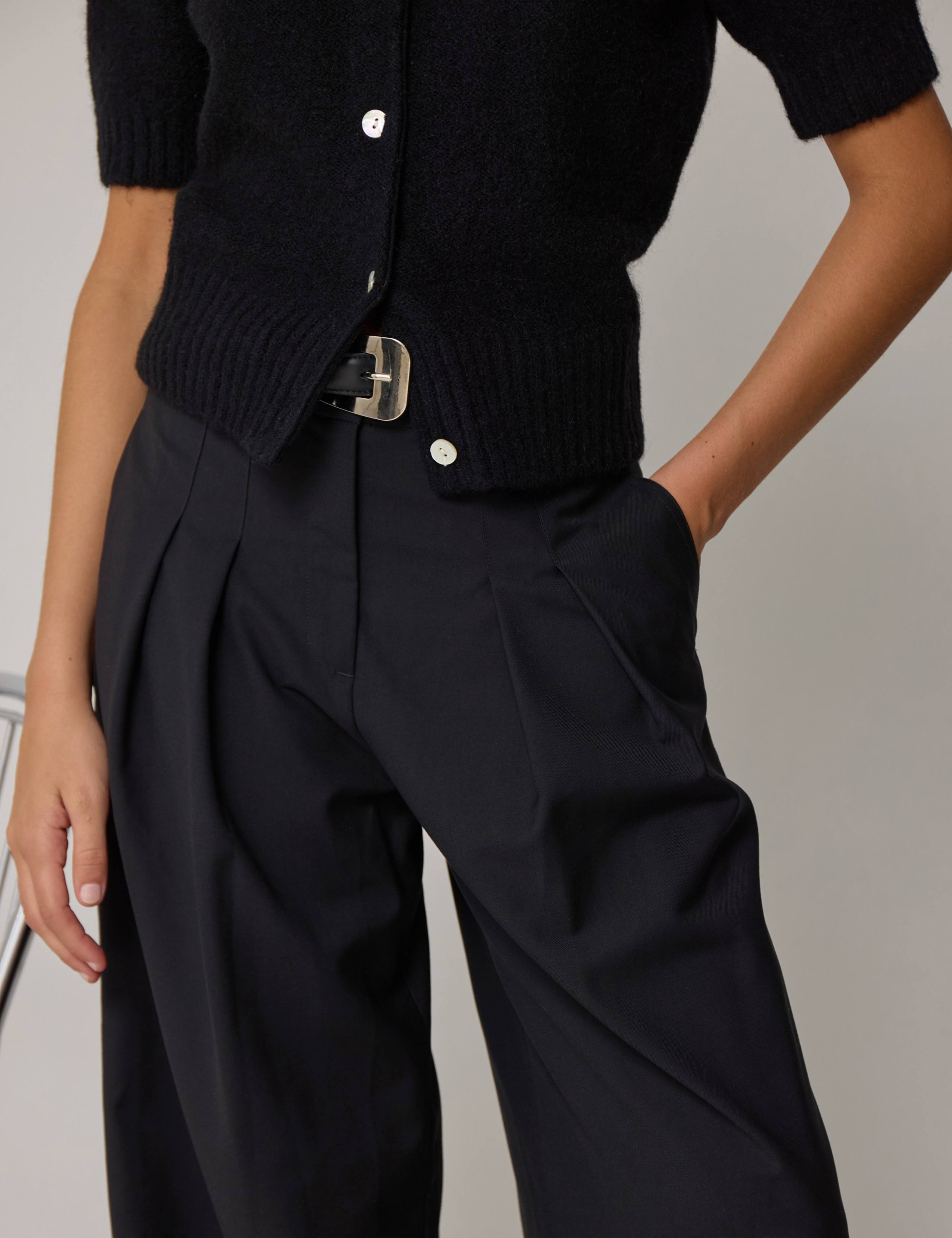 Woven Tailored Wide Leg Trousers 4 of 5