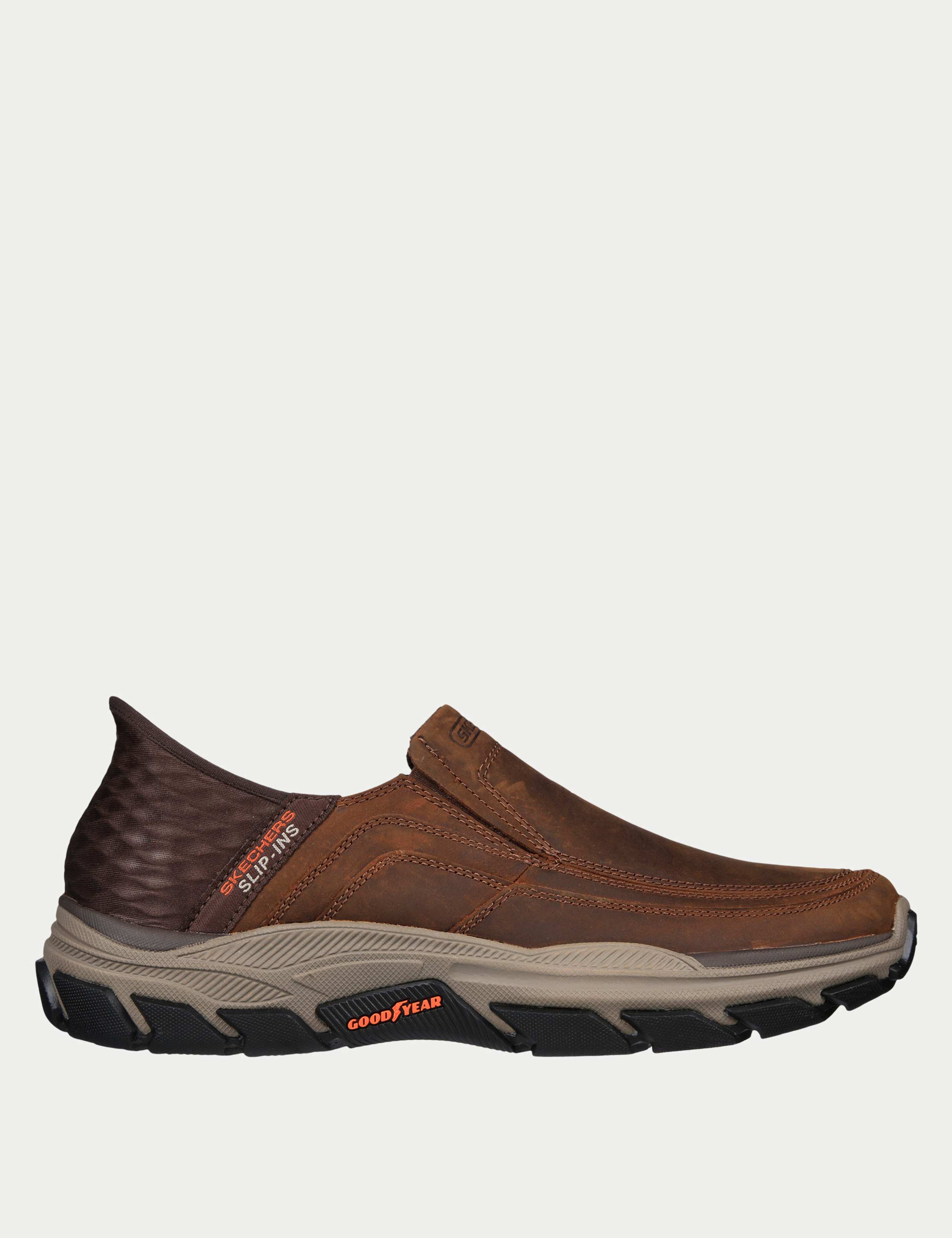 Respected Leather Slip On Trainers 1 of 6