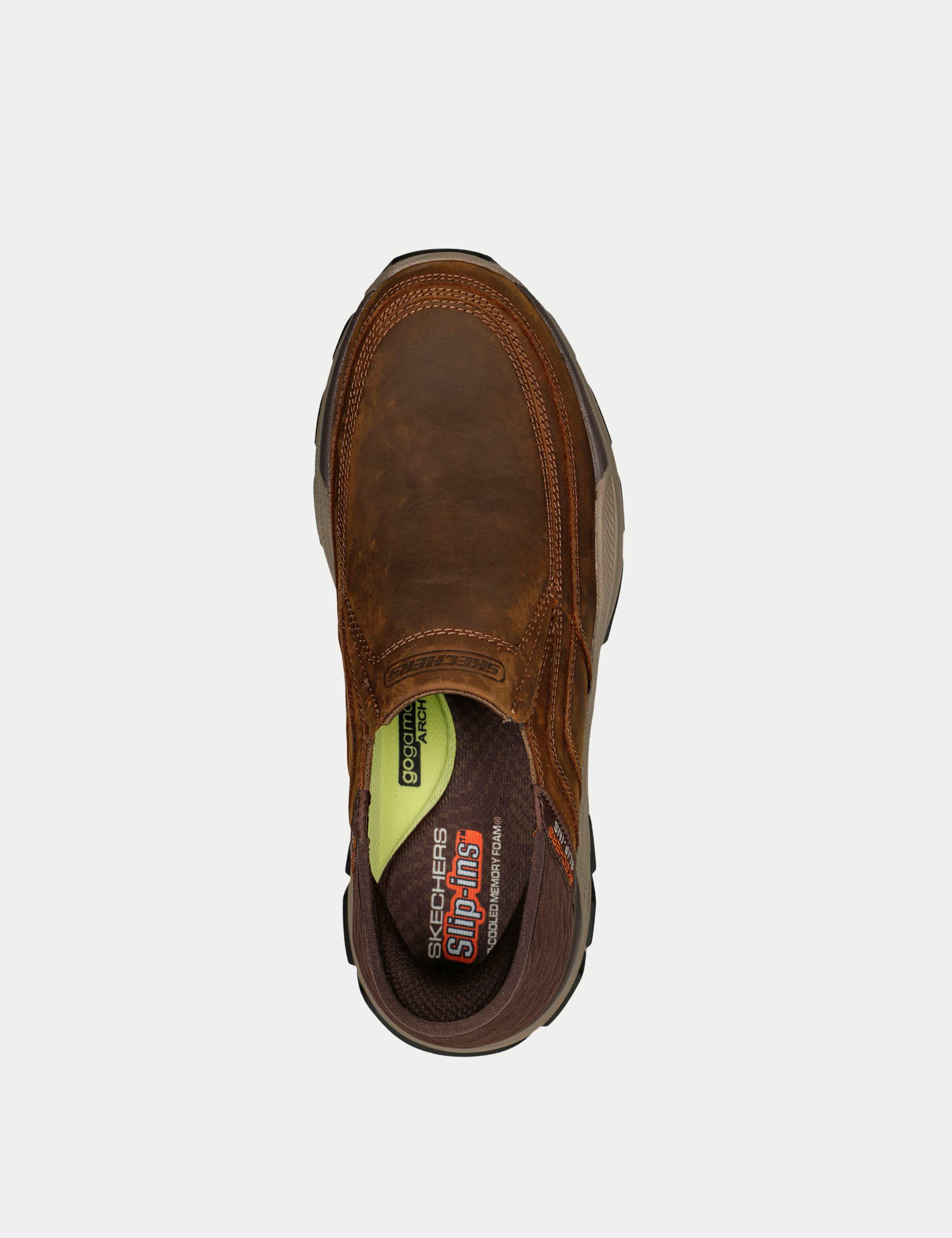 Respected Leather Slip On Trainers 5 of 6