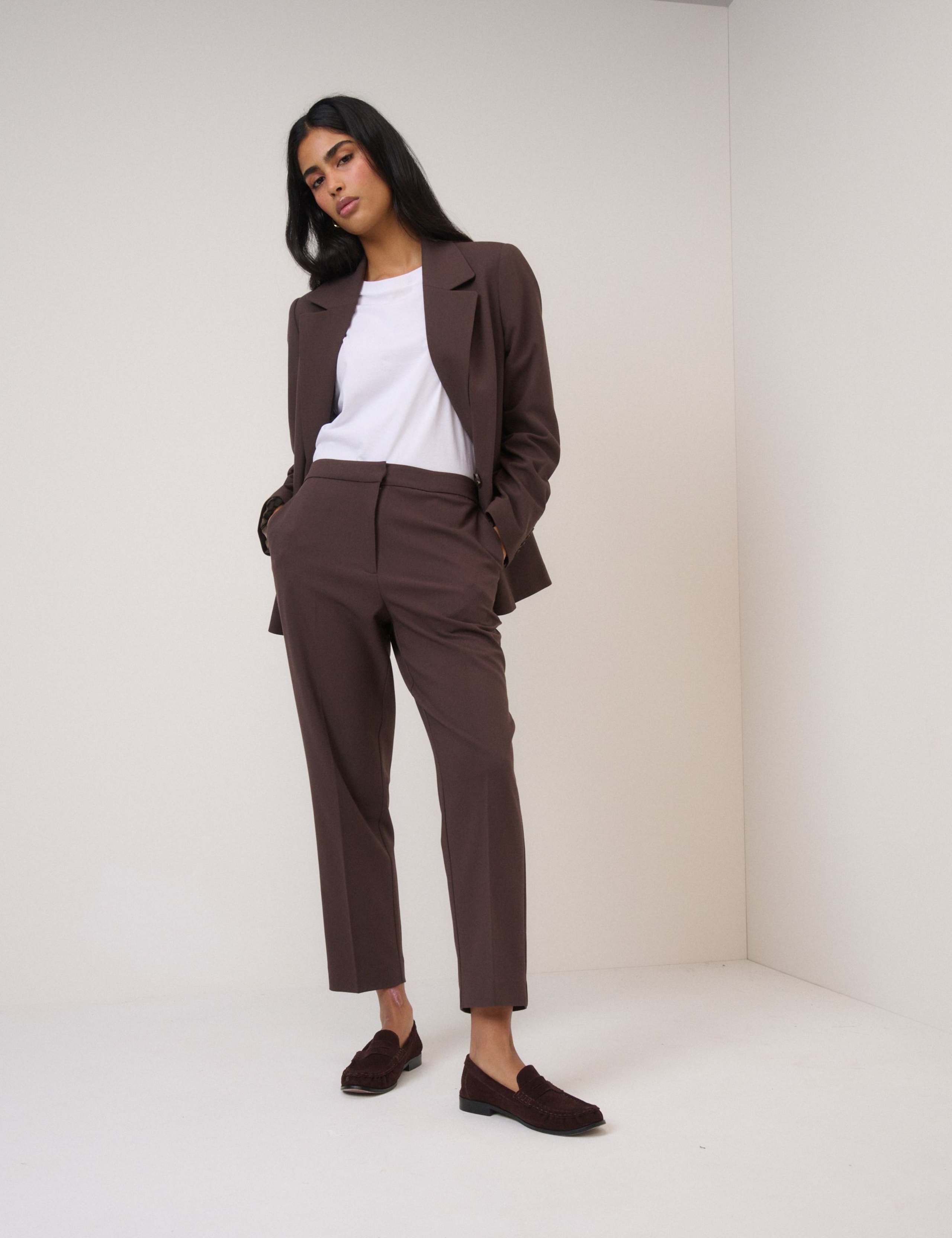 Straight Leg Cigarette Trousers 2 of 5