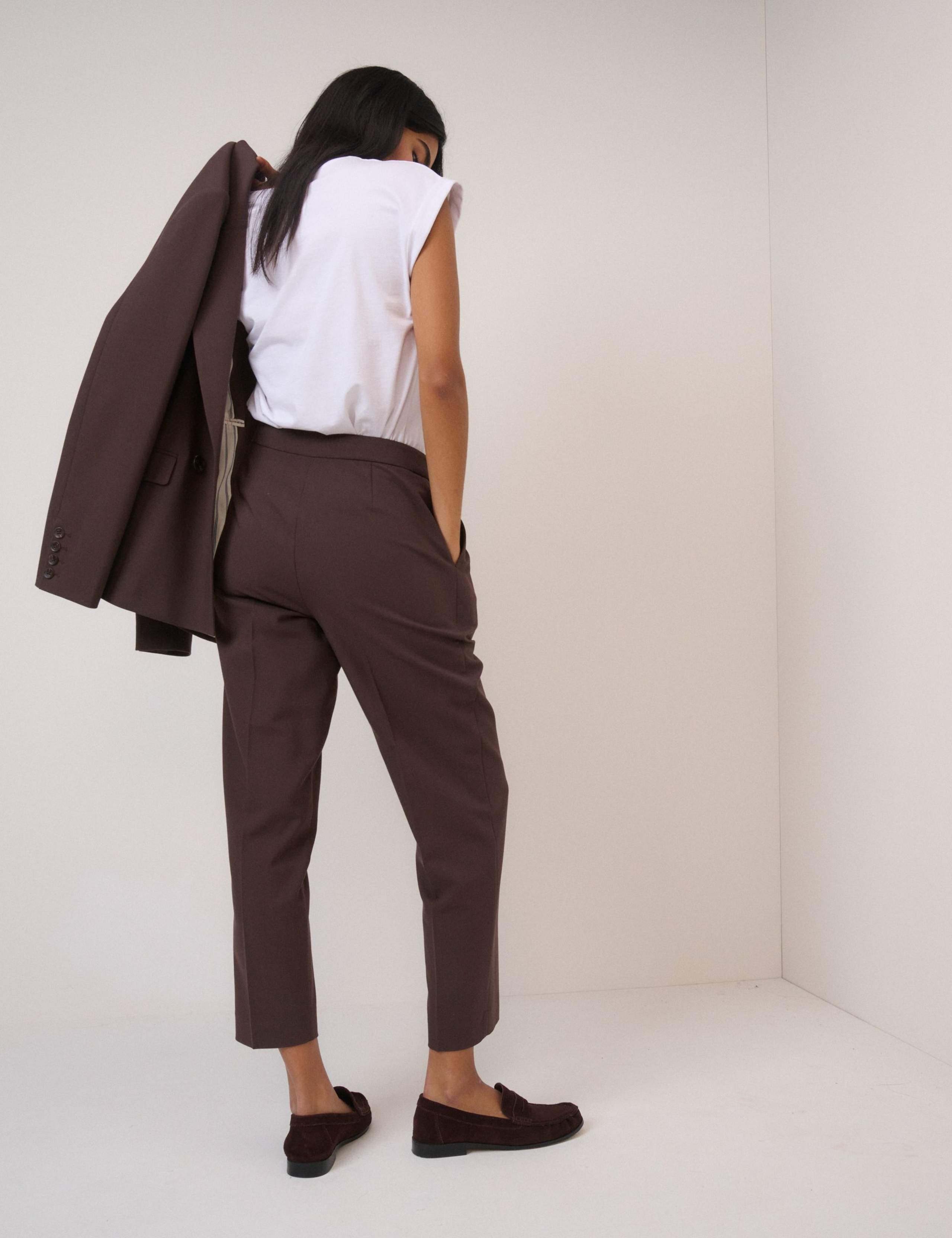 Straight Leg Cigarette Trousers 3 of 5