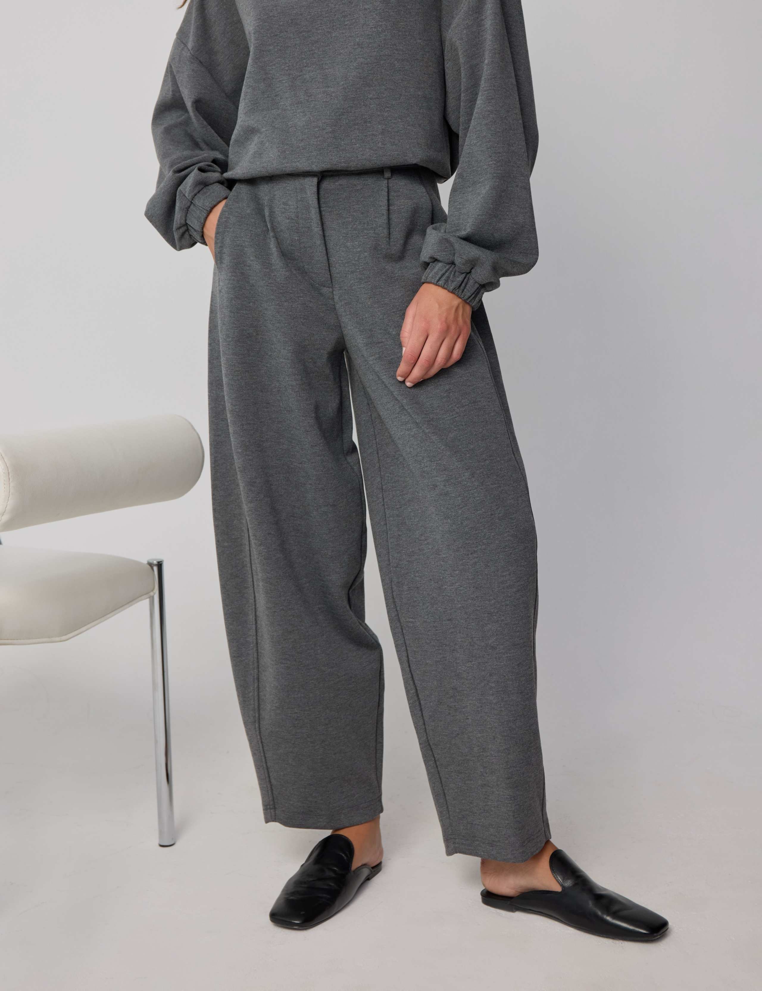 Barrel Leg Relaxed Fit Trousers 5 of 8