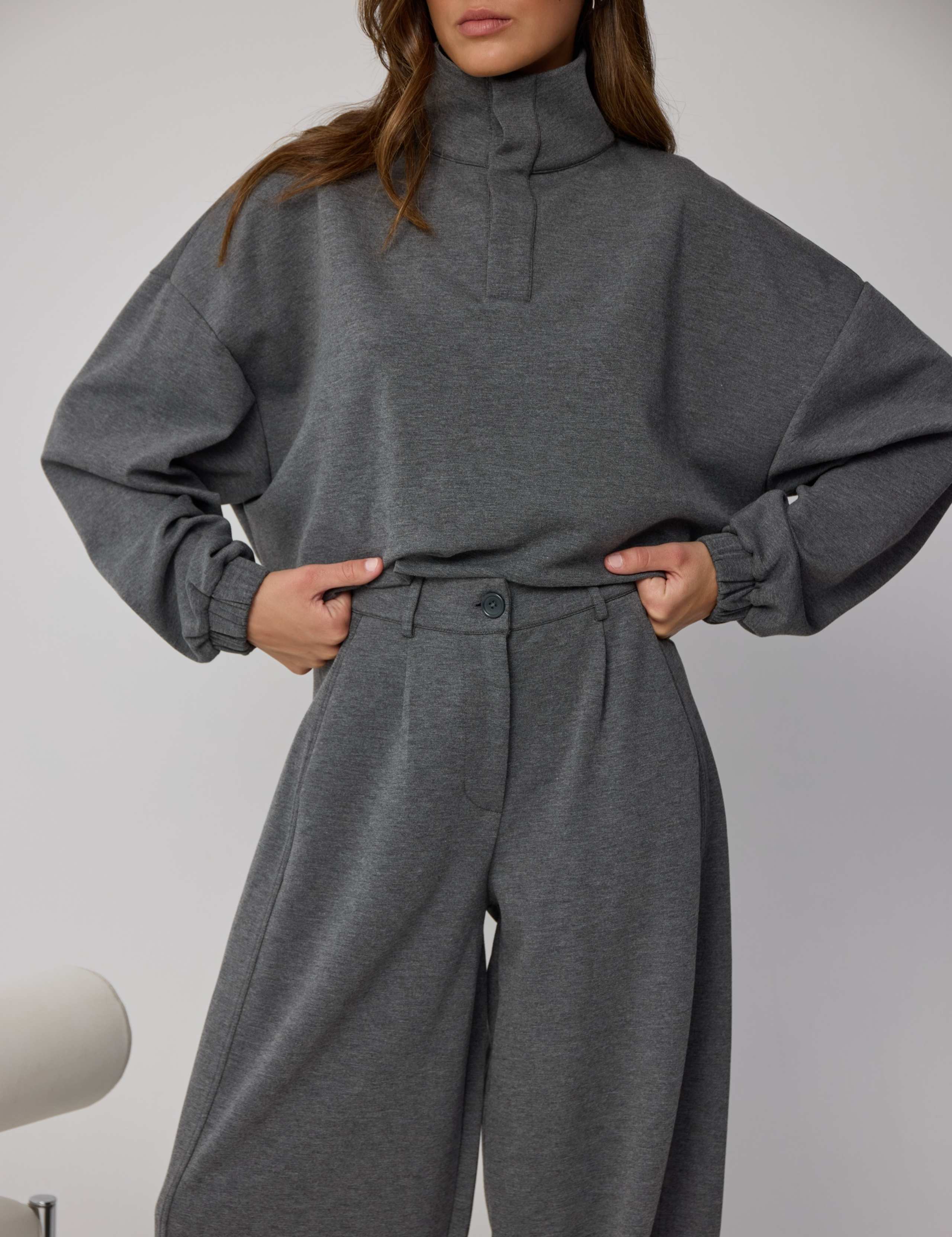 Barrel Leg Relaxed Fit Trousers 6 of 8
