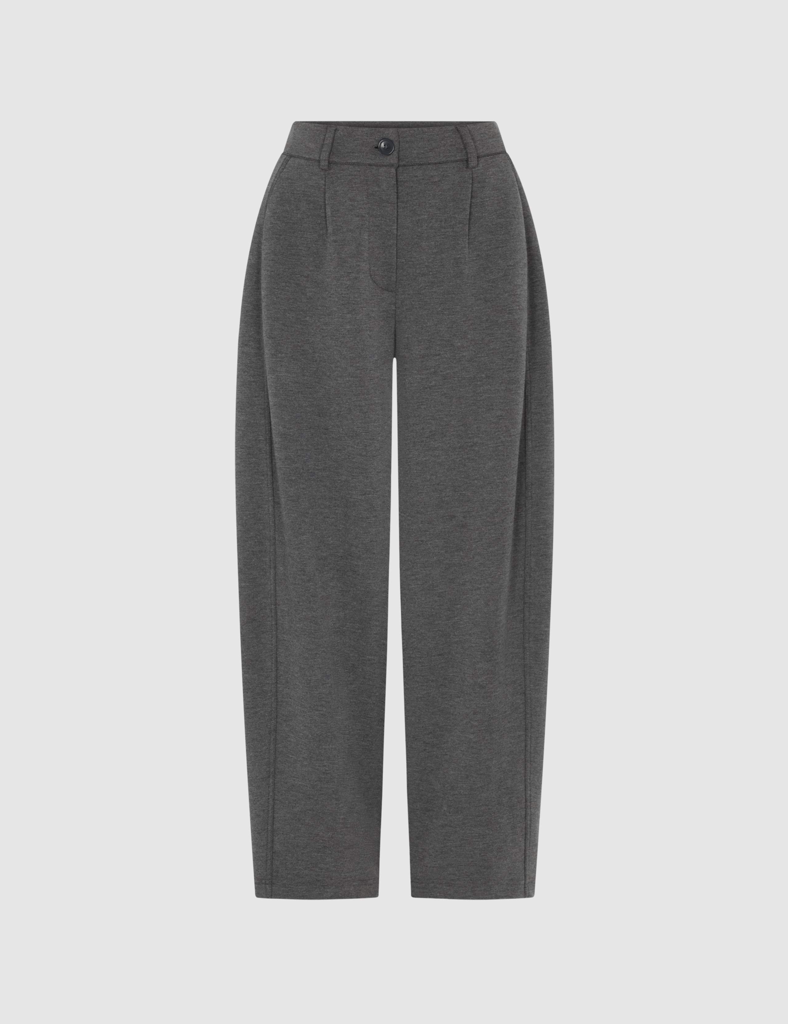 Barrel Leg Relaxed Fit Trousers 2 of 8