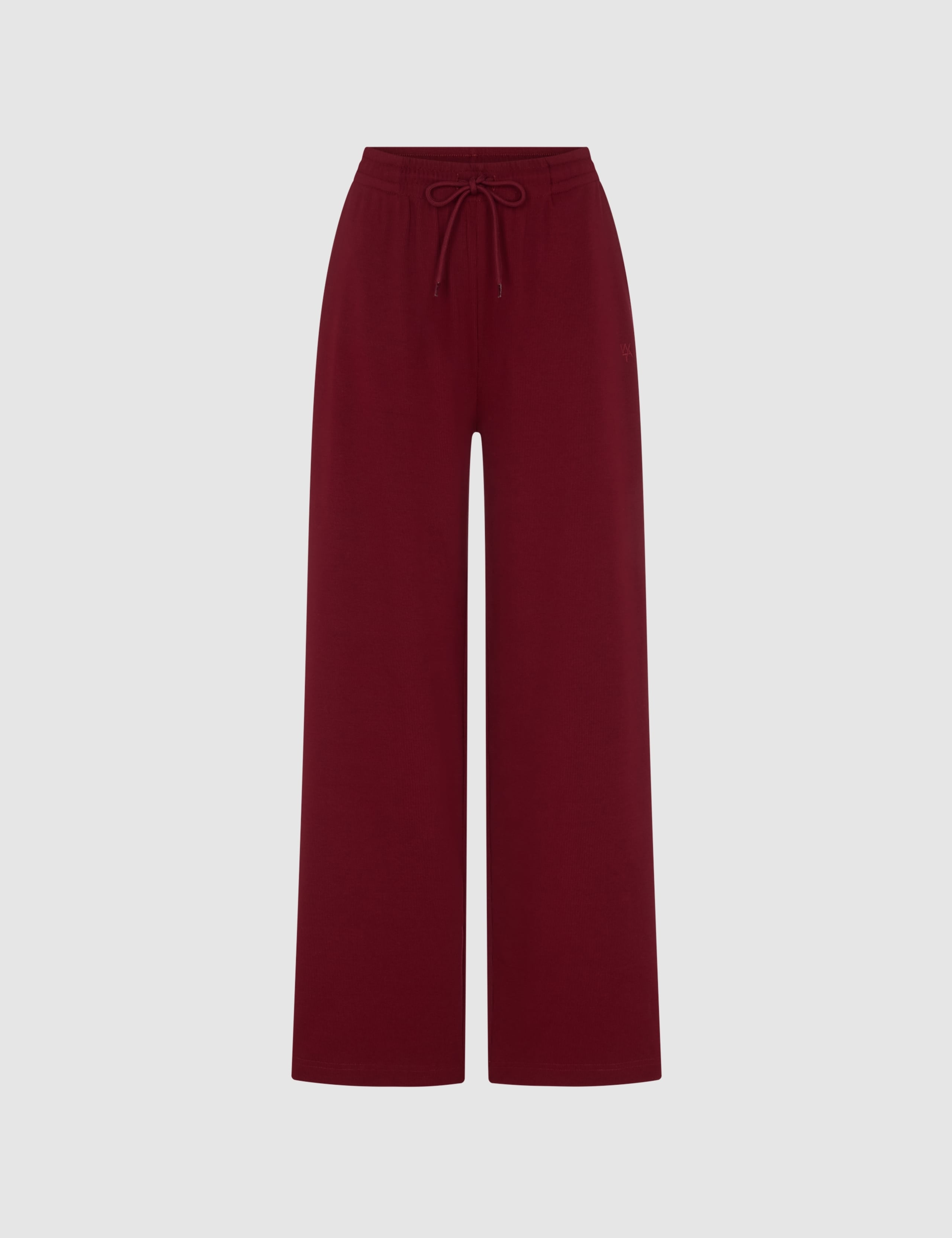 Cotton Rich Ribbed Wide Leg Joggers 2 of 7