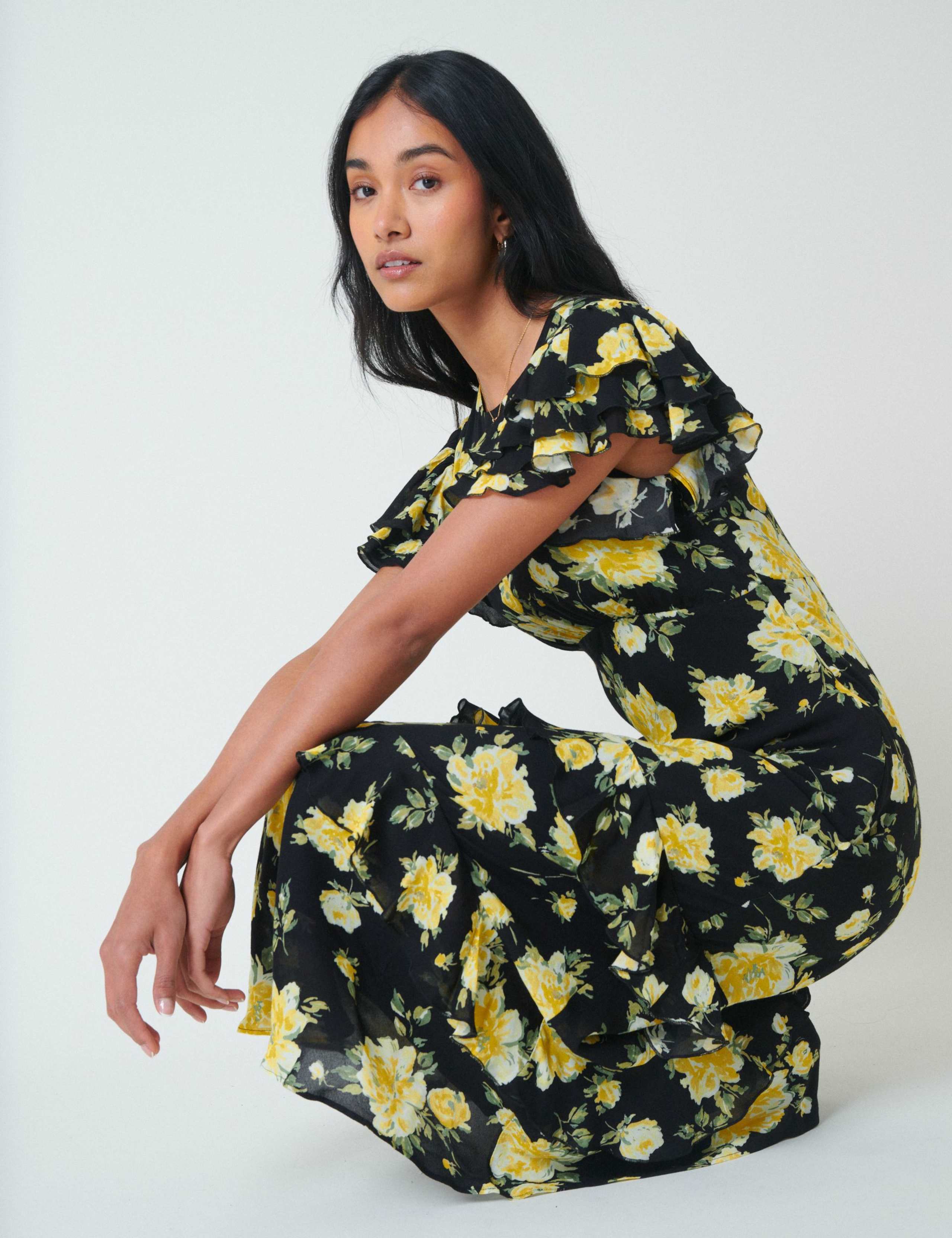 Floral Midaxi Tea Dress 2 of 5