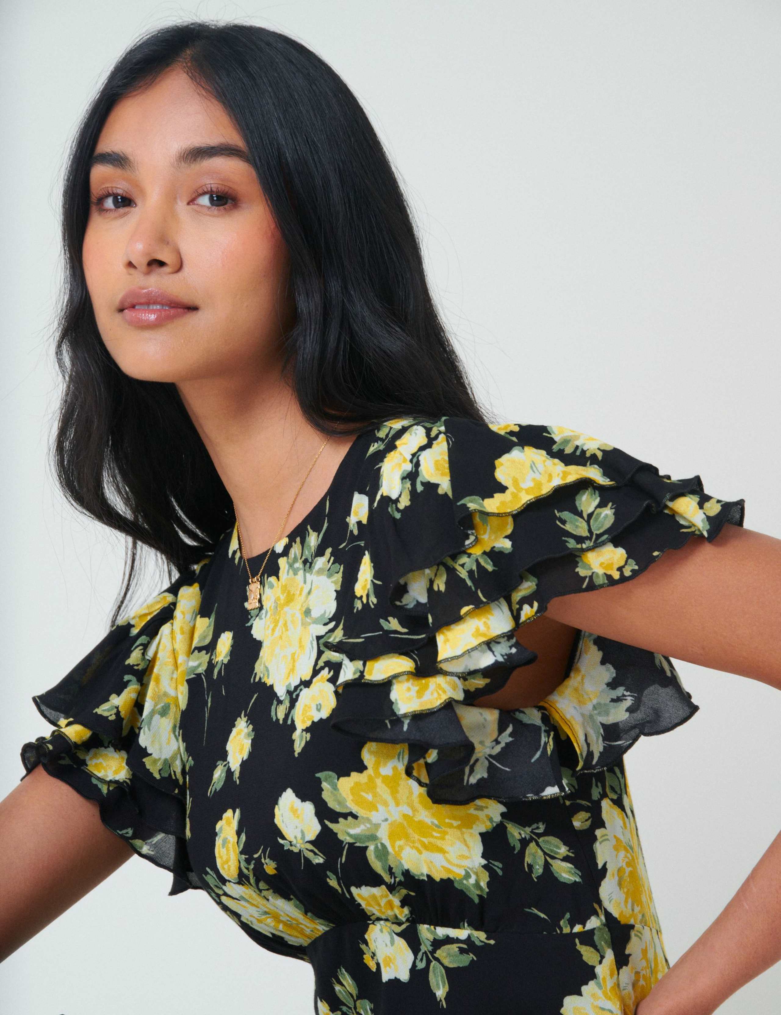 Floral Midaxi Tea Dress 4 of 5