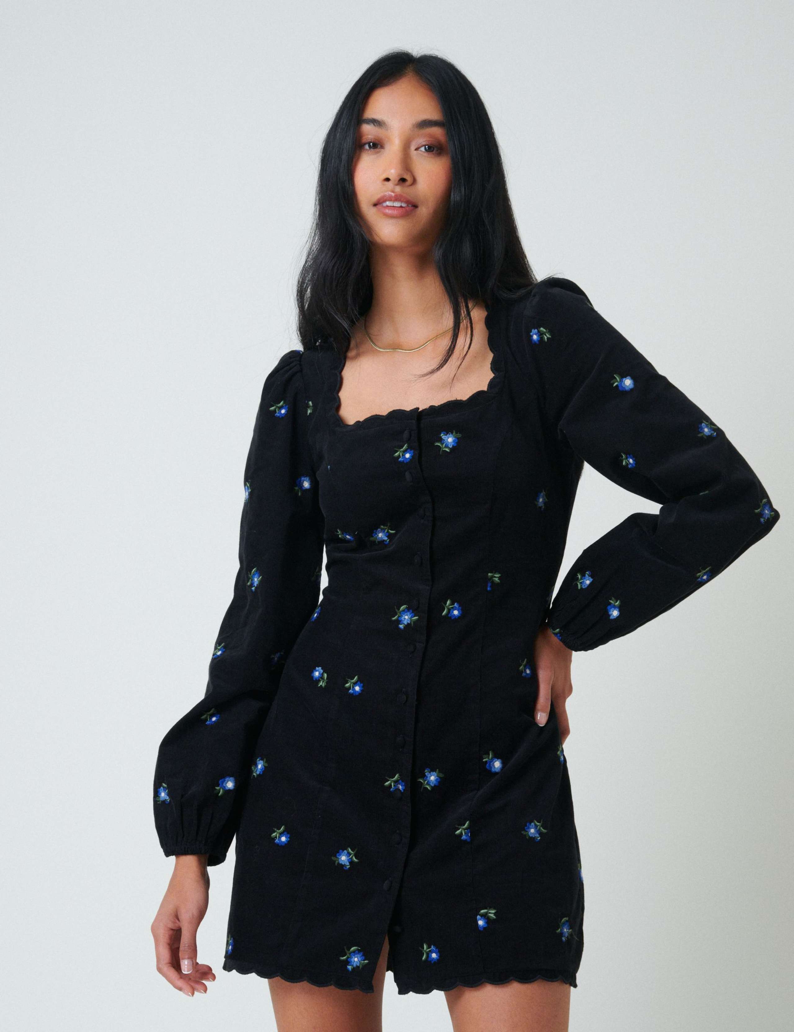 Pure Cotton Mini Bodycon Dress 2 of 5