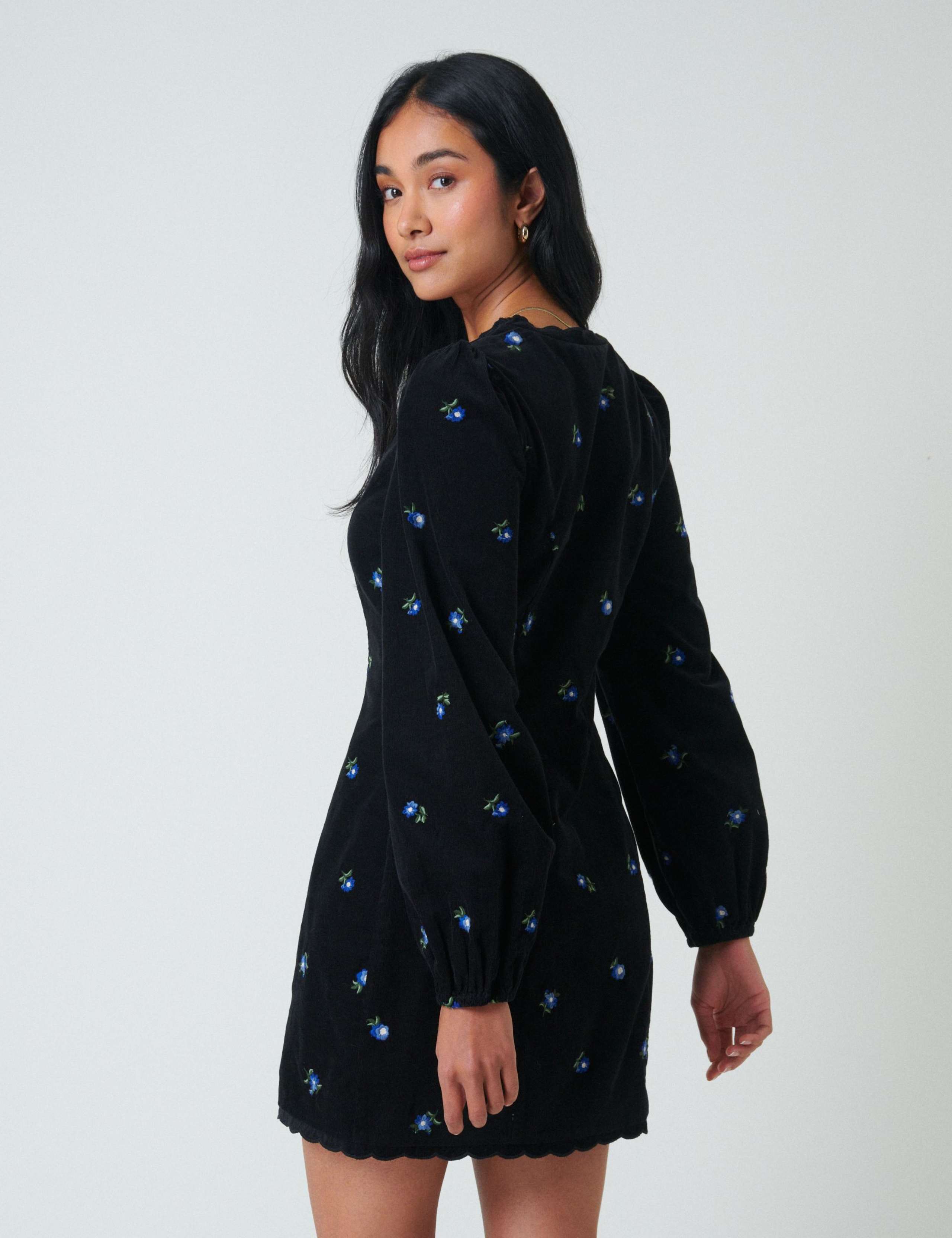 Pure Cotton Mini Bodycon Dress 3 of 5