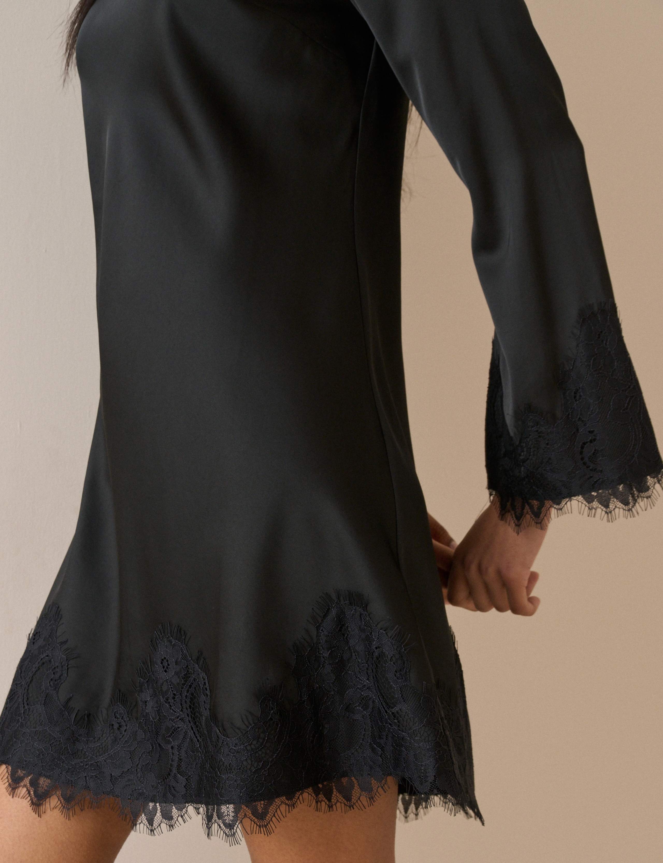 Lace Insert Mini Dress 5 of 5