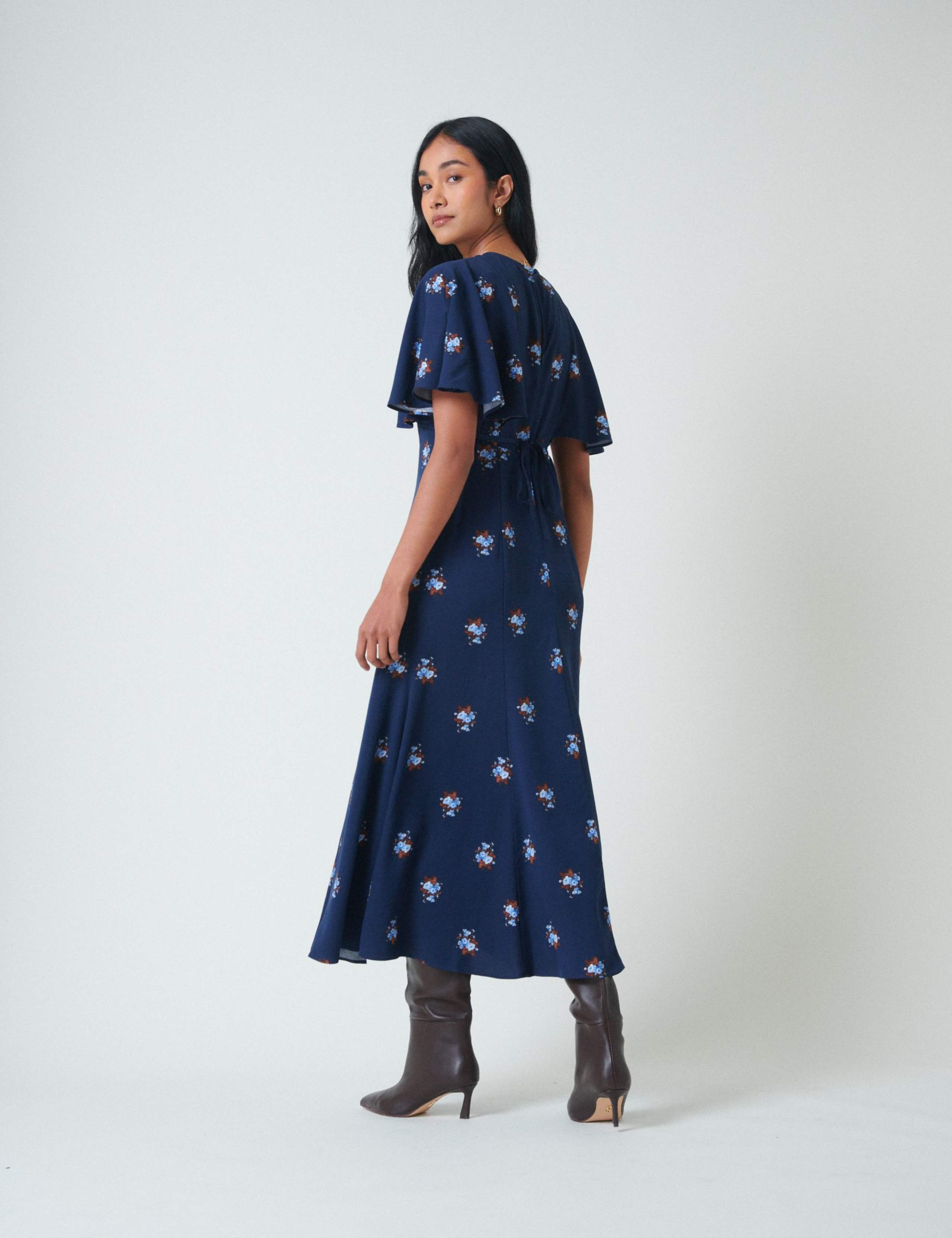 Floral Midi Tea Dress 3 of 5