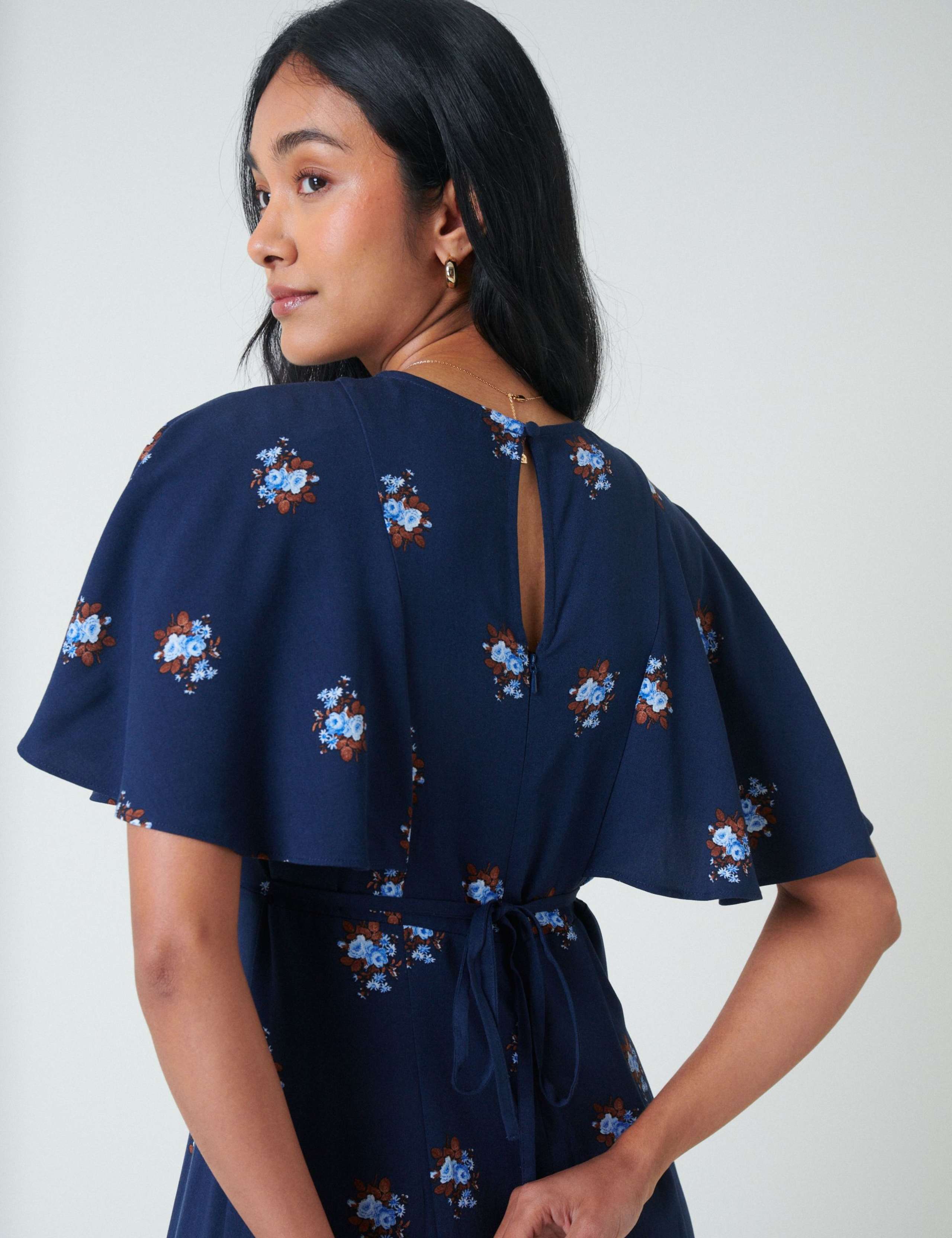 Floral Midi Tea Dress 4 of 5