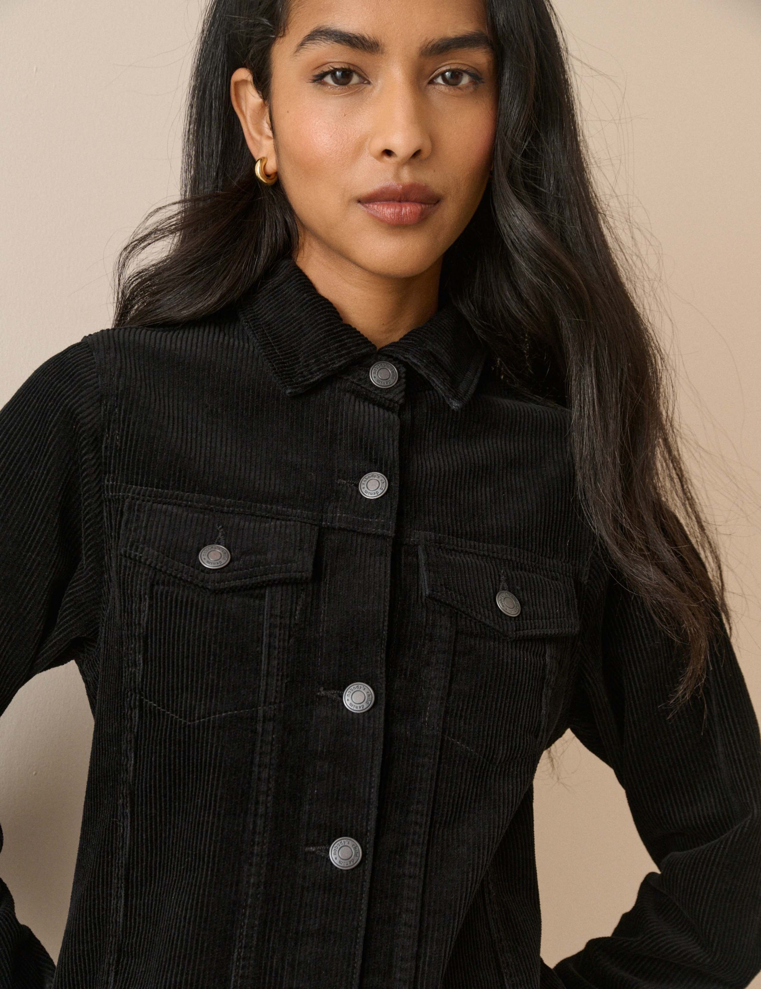 Cord Mini Shirt Dress 5 of 5
