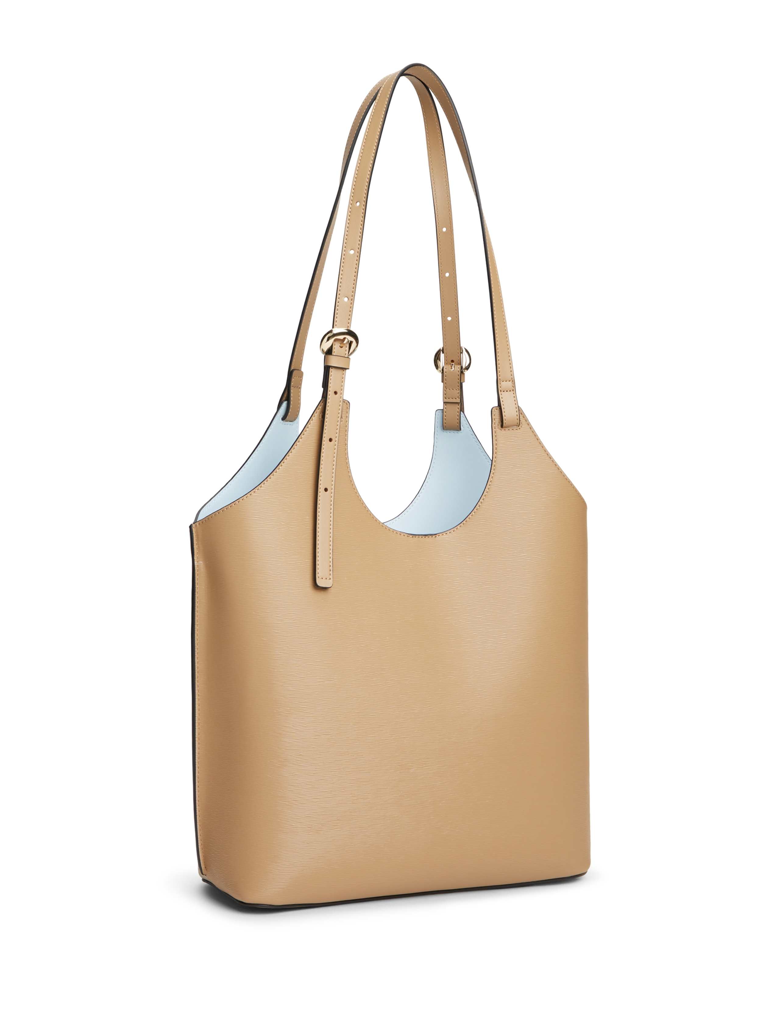 Modern Faux Leather Tote Bag 3 of 5
