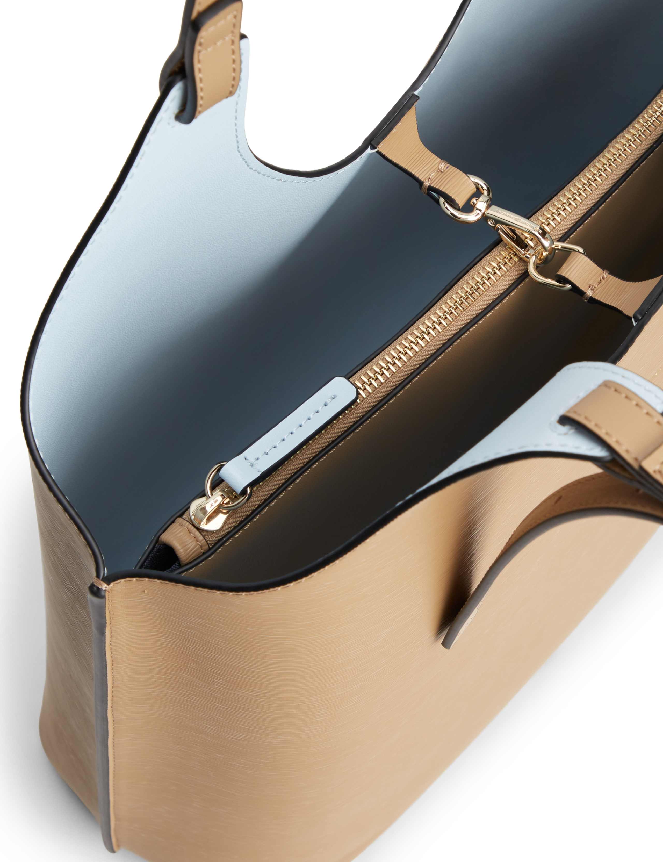 Modern Faux Leather Tote Bag 4 of 5