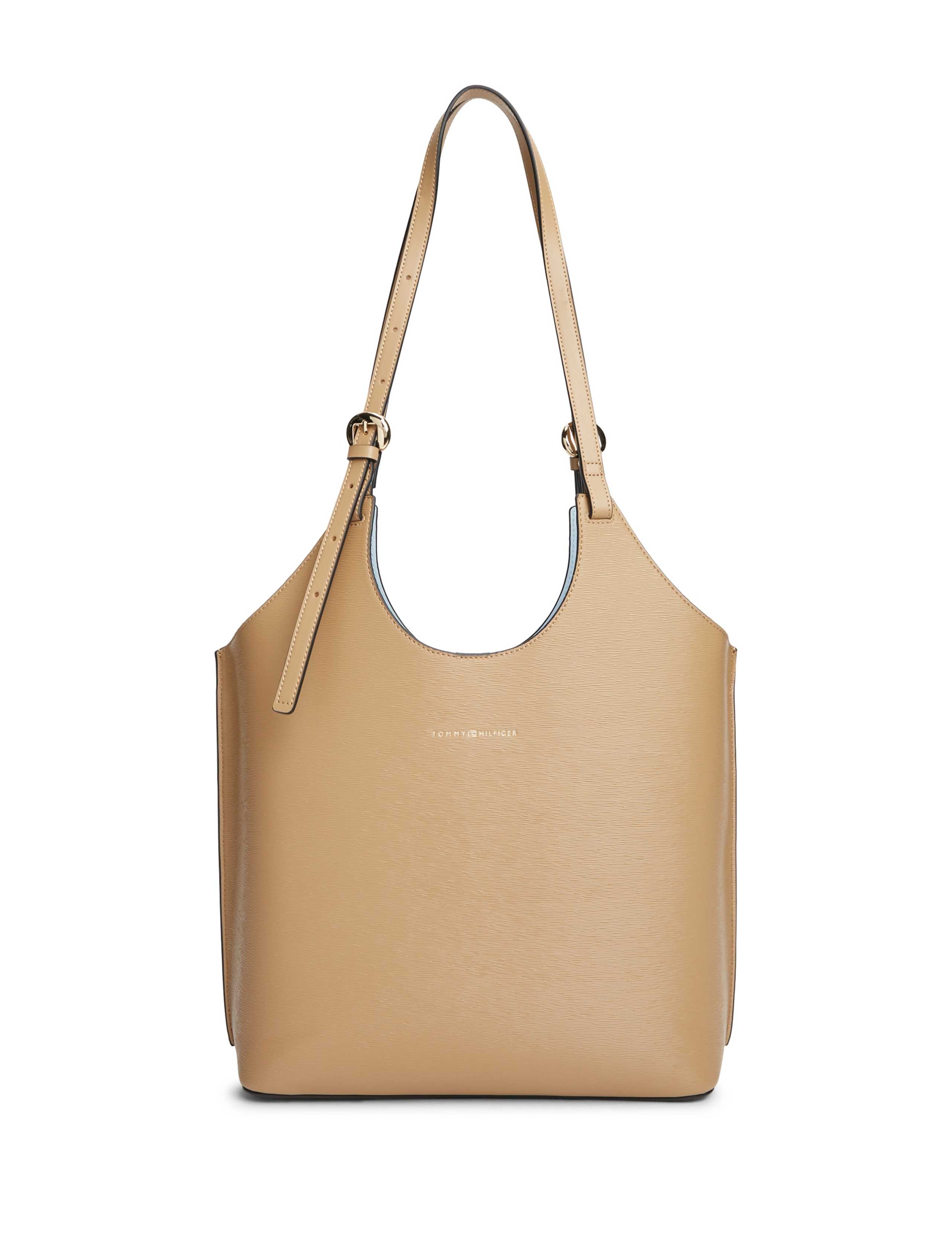 Modern Faux Leather Tote Bag 2 of 5