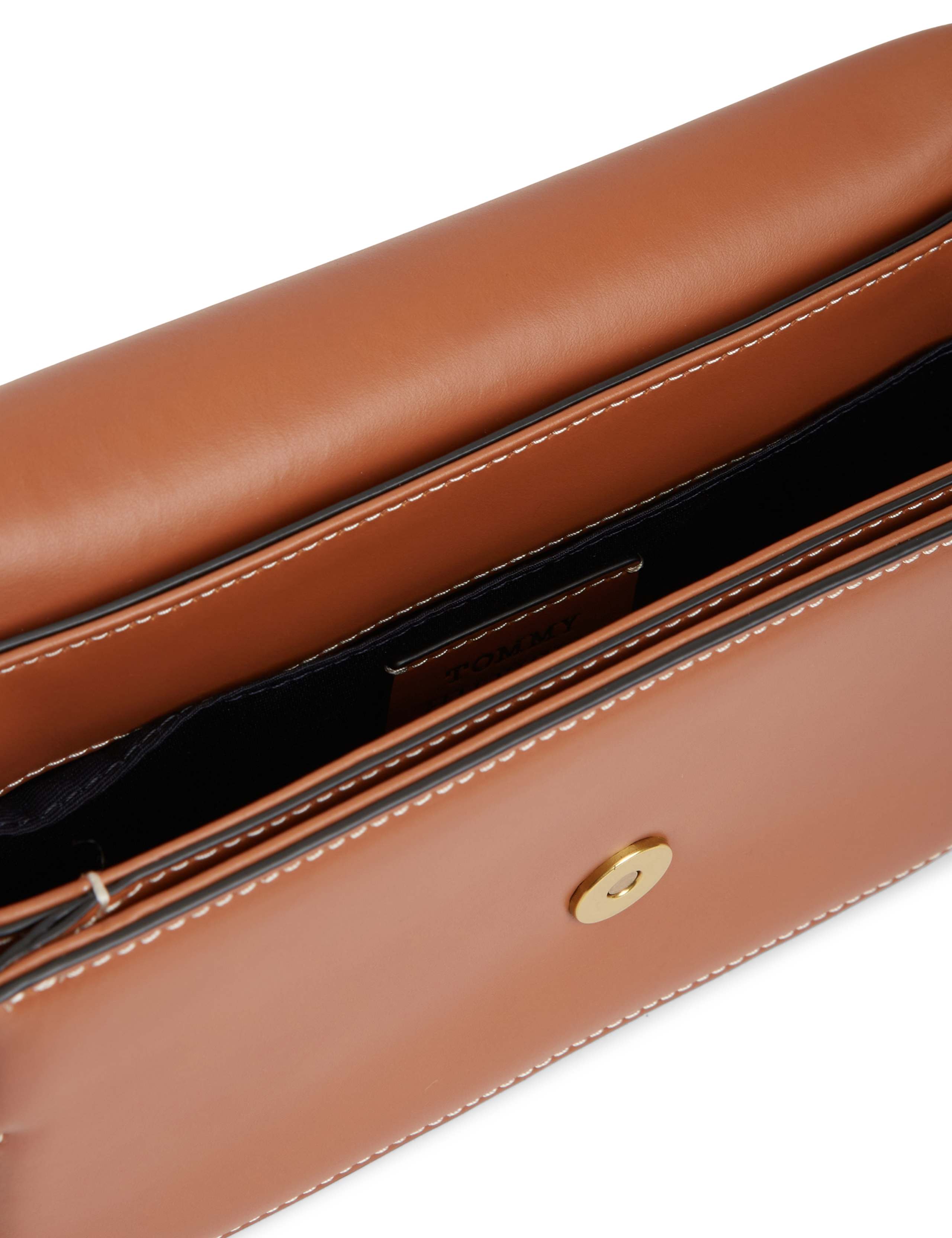 Script Leather Cross Body Bag 3 of 4