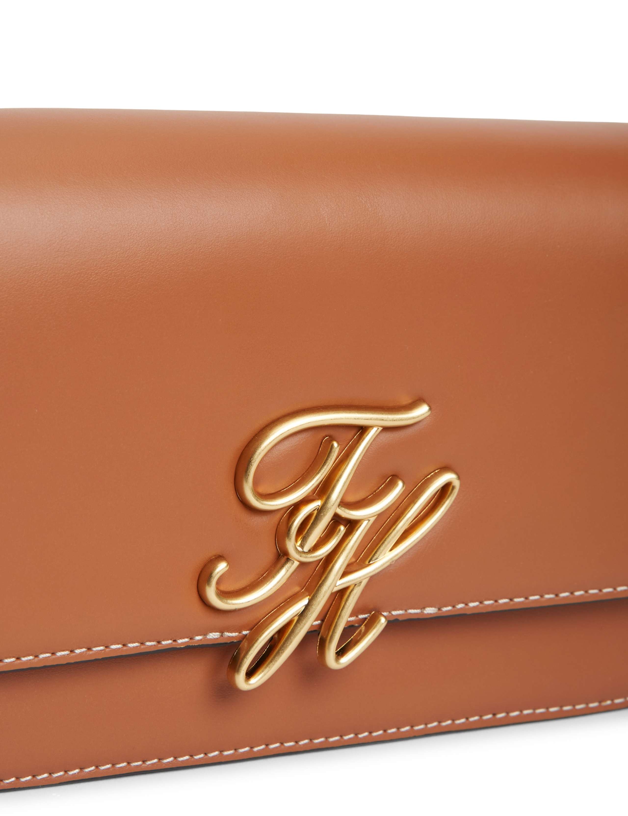 Script Leather Cross Body Bag 4 of 4