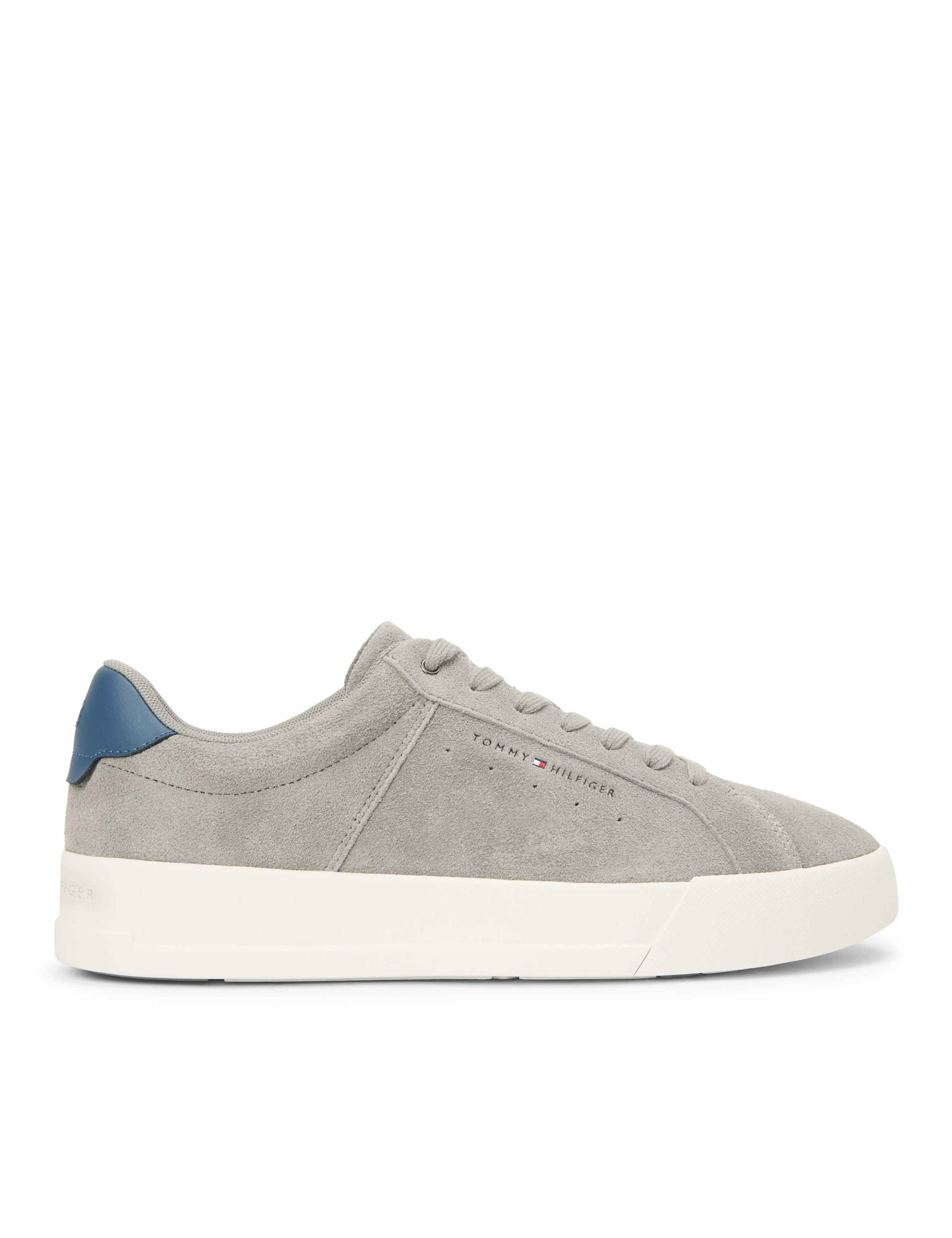 Suede Lace Up Trainers 1 of 6