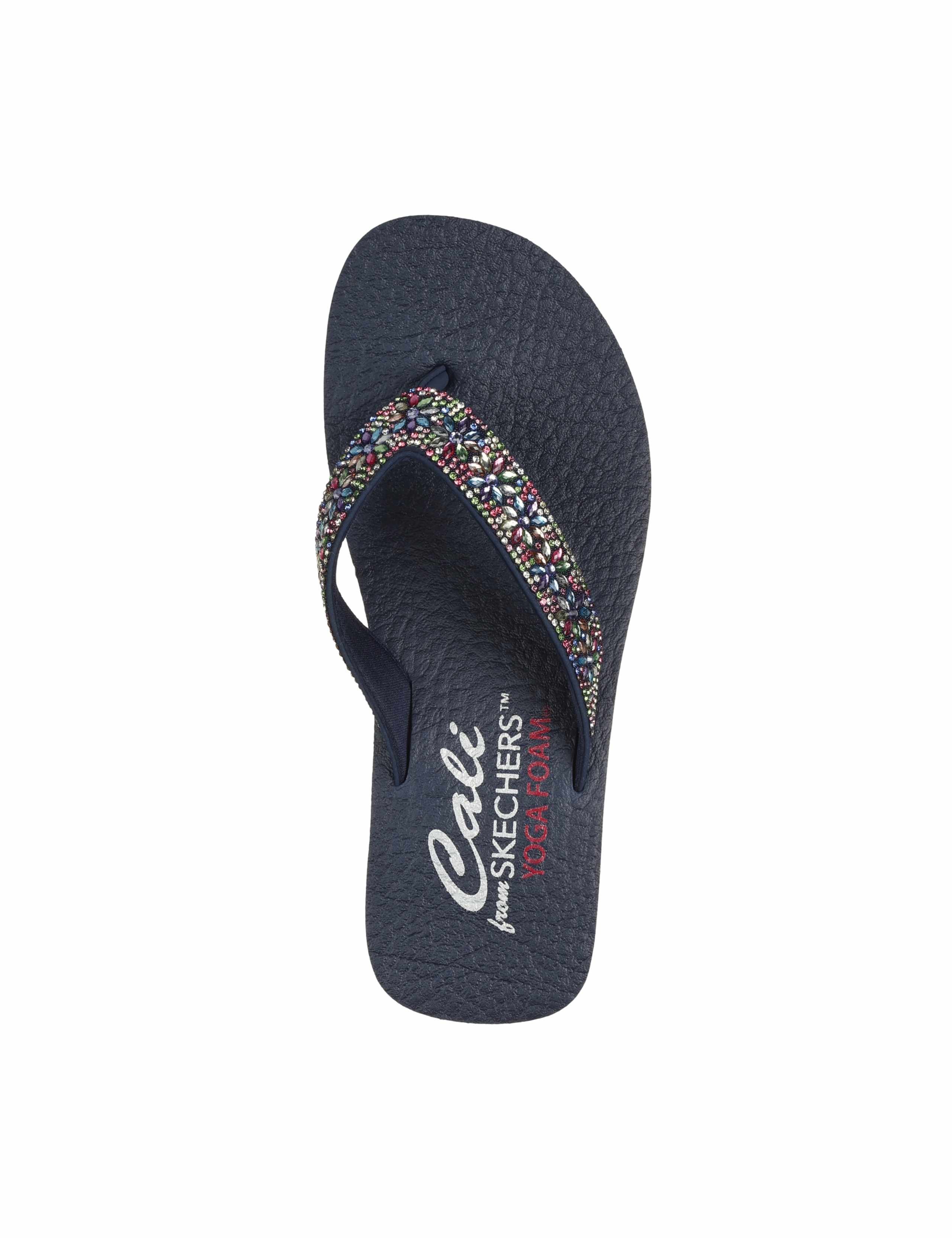 Cali® Vinyasa Wild Daisies Wedge Flip Flops 3 of 4