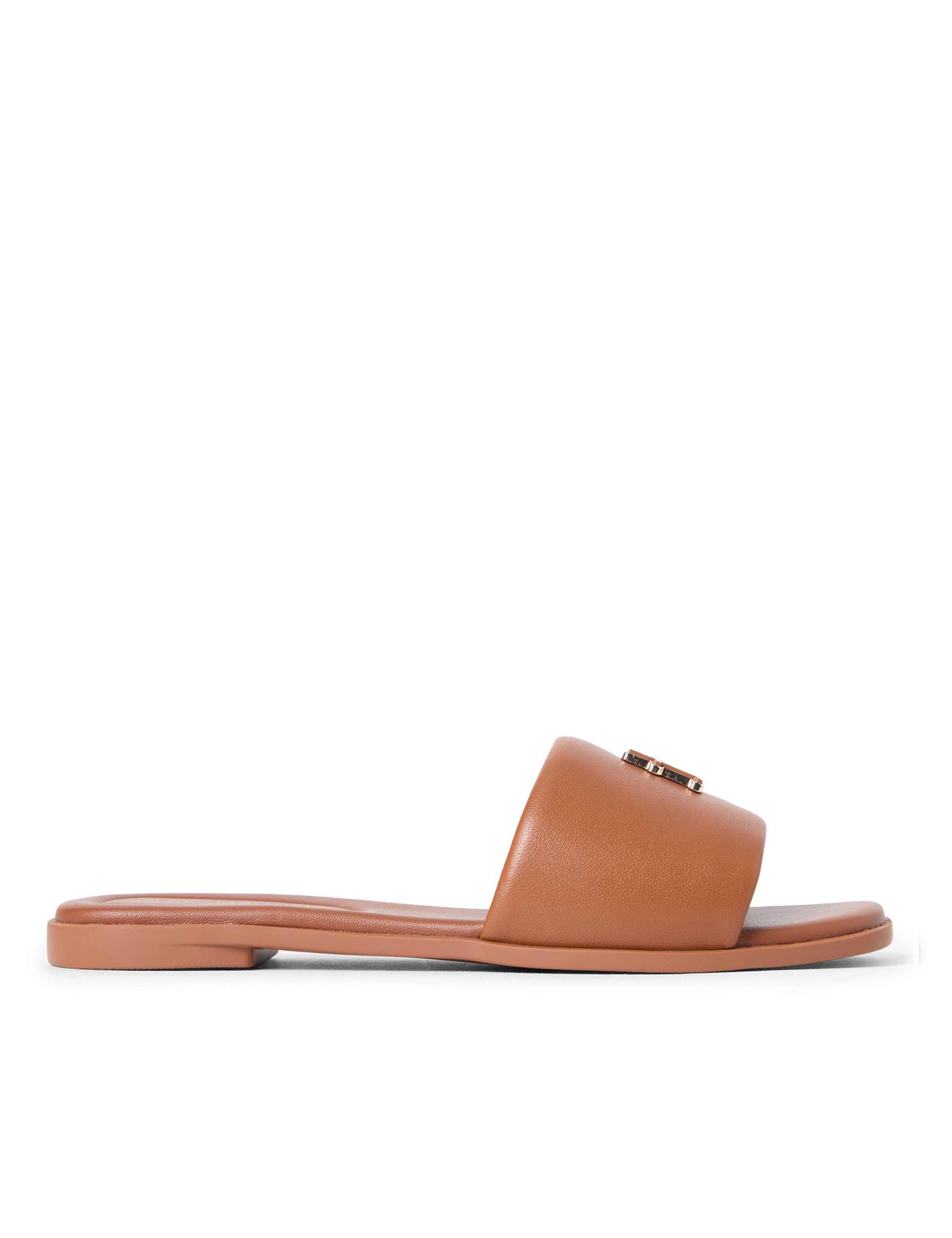 Leather Flat Mules 1 of 6