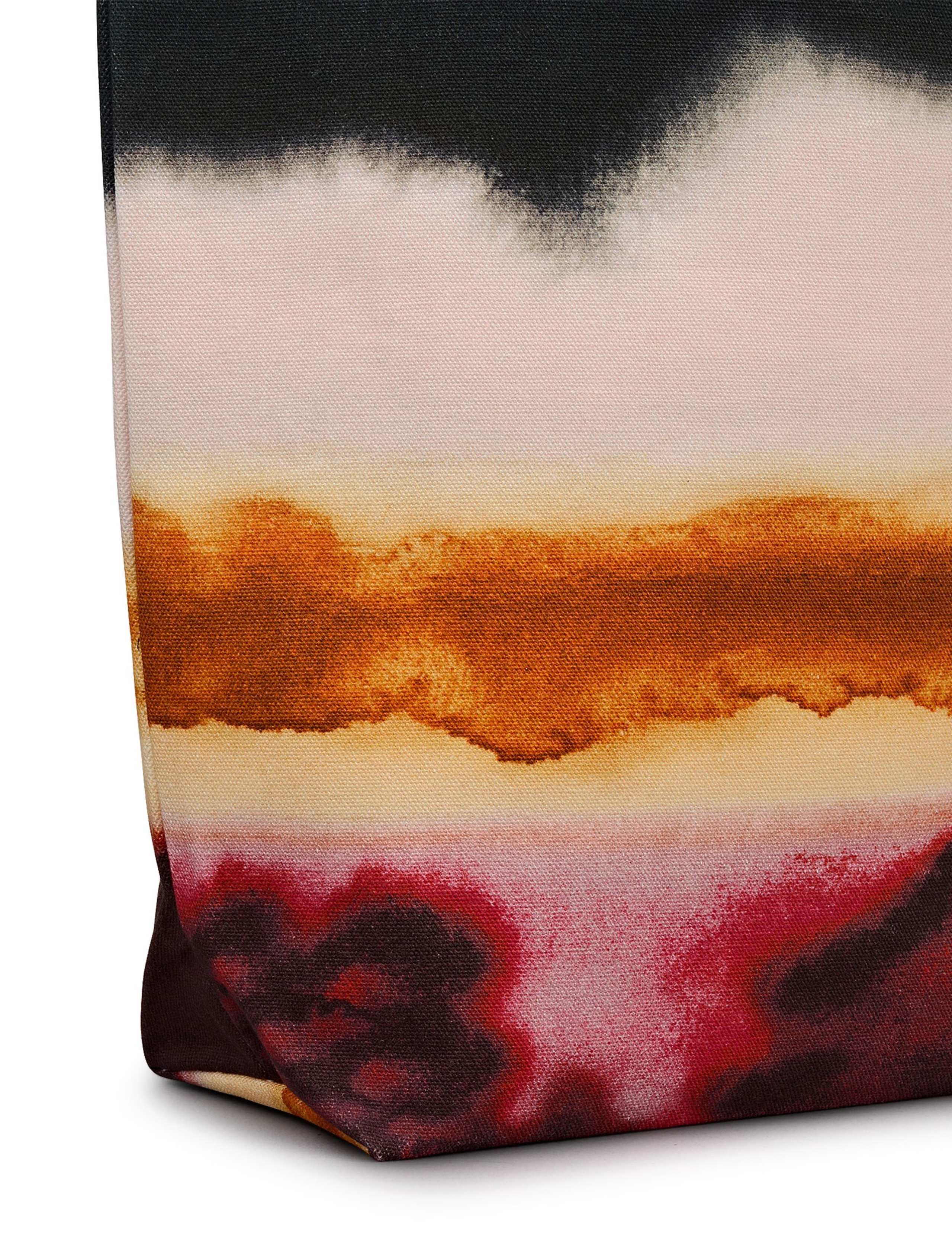 Ombre Stripe Canvas Tote Bag 3 of 4