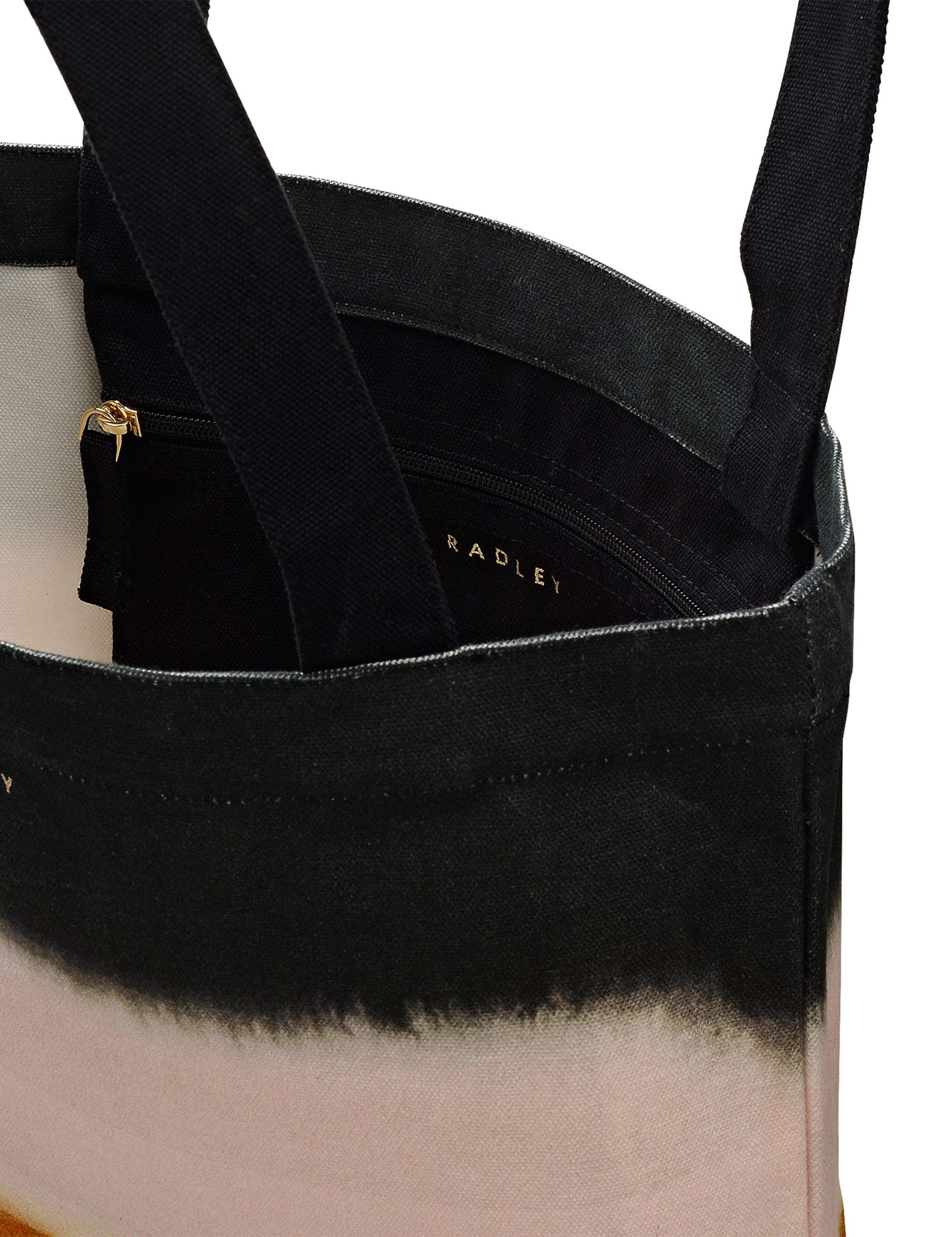 Ombre Stripe Canvas Tote Bag 4 of 4