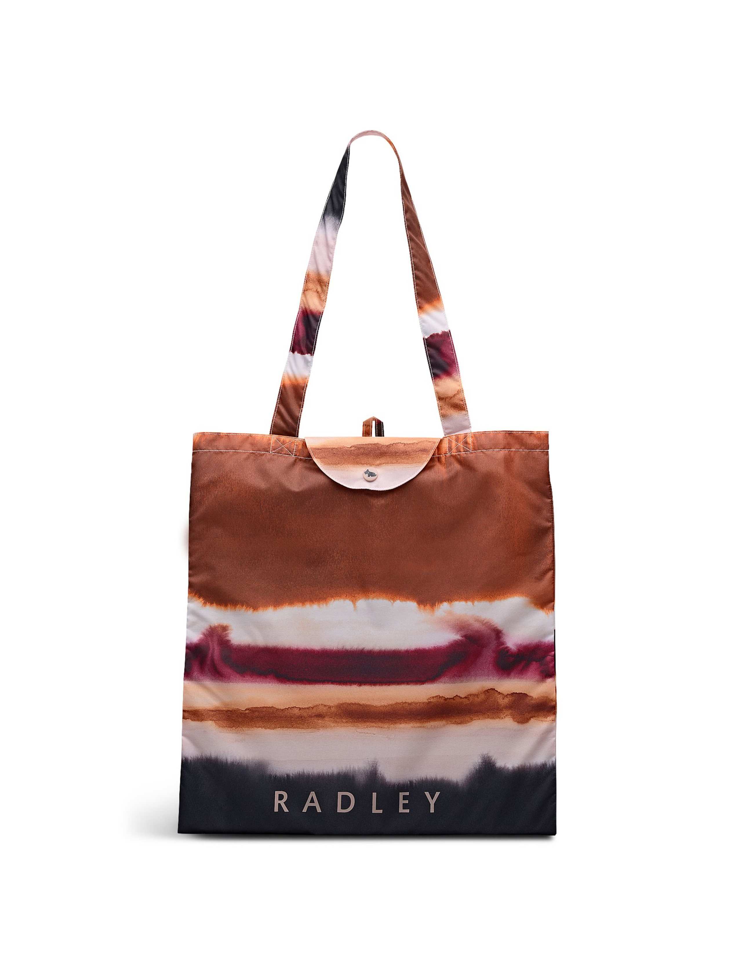 Ombre Striped Foldaway Tote Bag 1 of 4