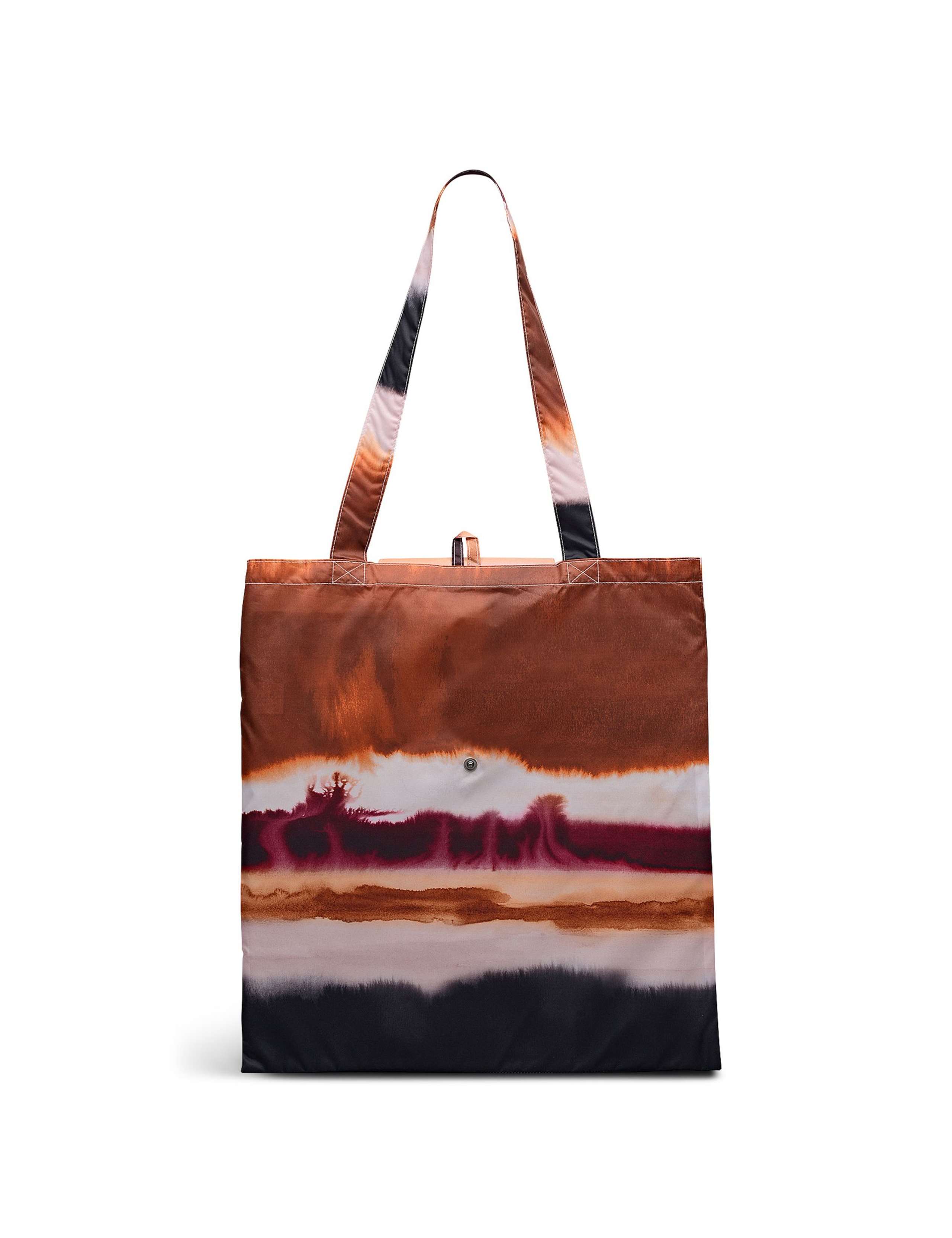Ombre Striped Foldaway Tote Bag 3 of 4
