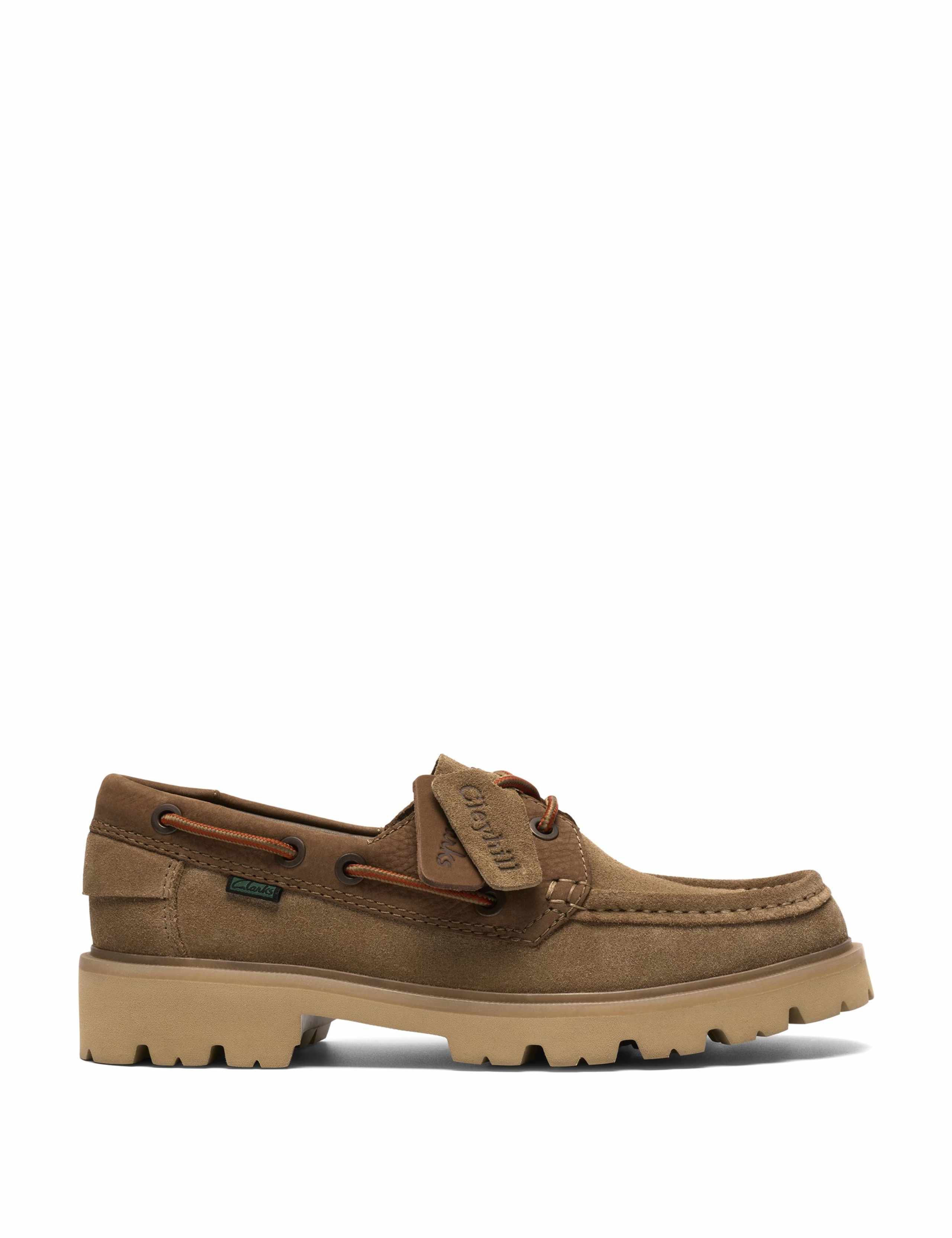 Cleyhill Leather Lace Up Boat Shoes 1 of 8