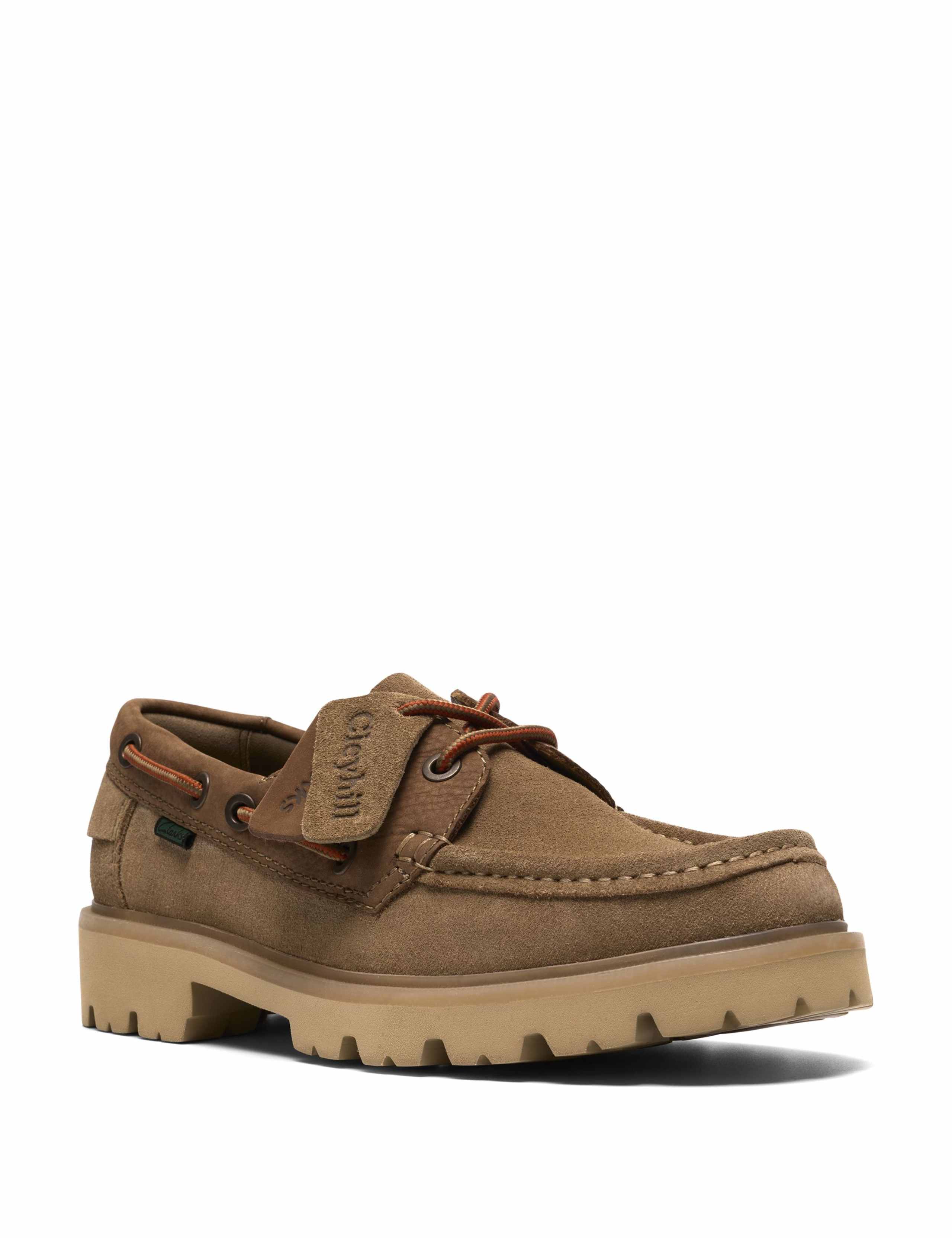 Cleyhill Leather Lace Up Boat Shoes 2 of 8