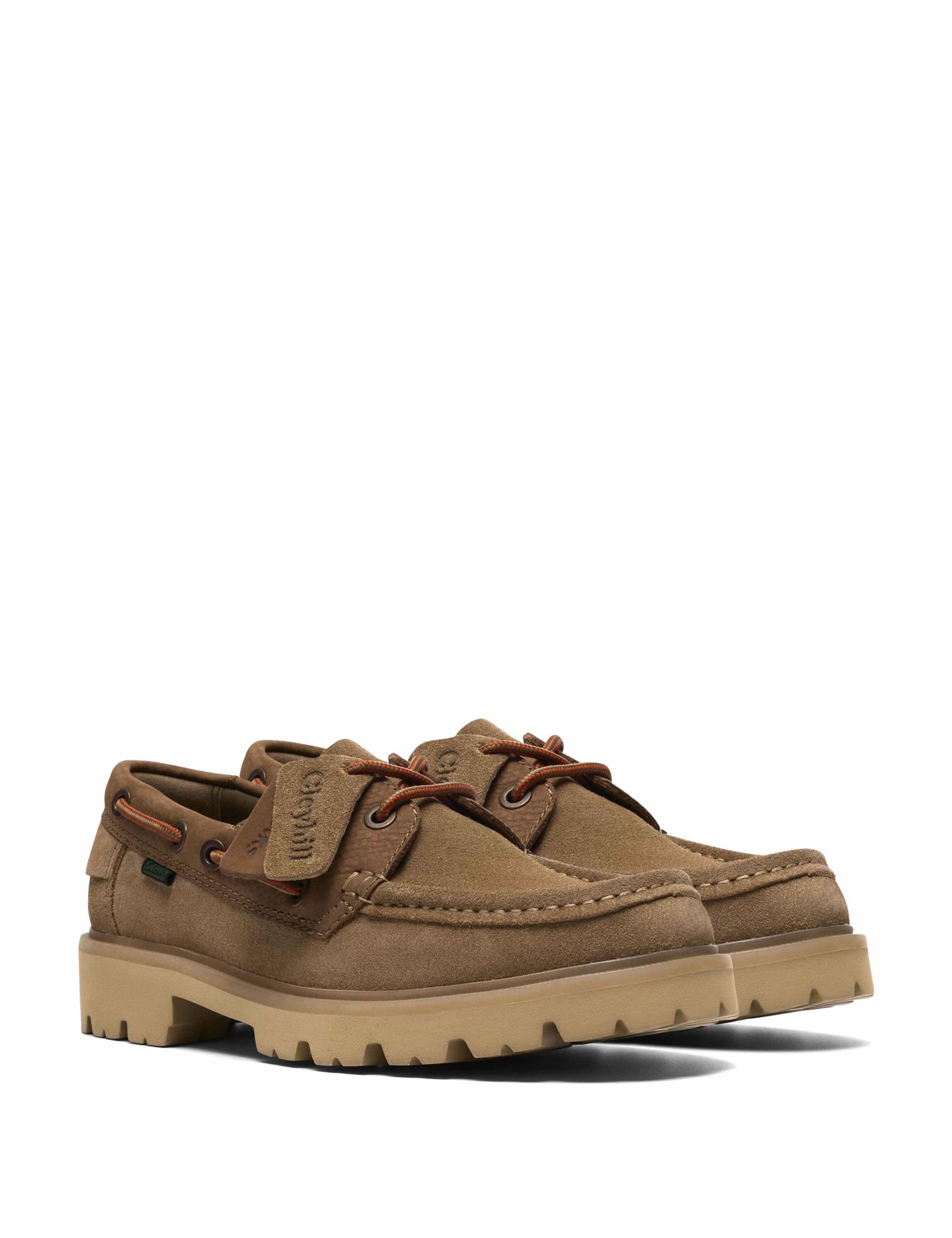 Cleyhill Leather Lace Up Boat Shoes 3 of 8