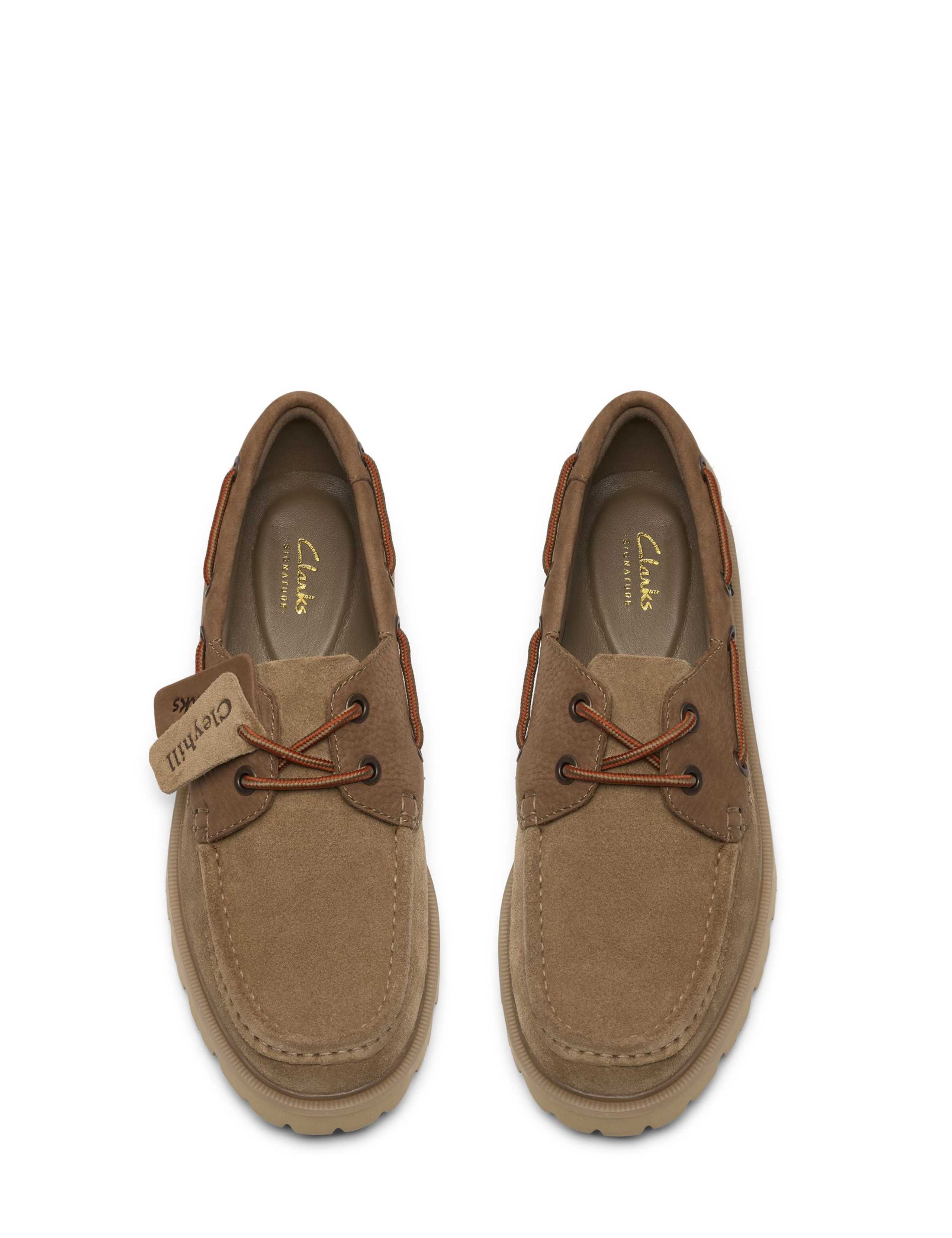 Cleyhill Leather Lace Up Boat Shoes 4 of 8