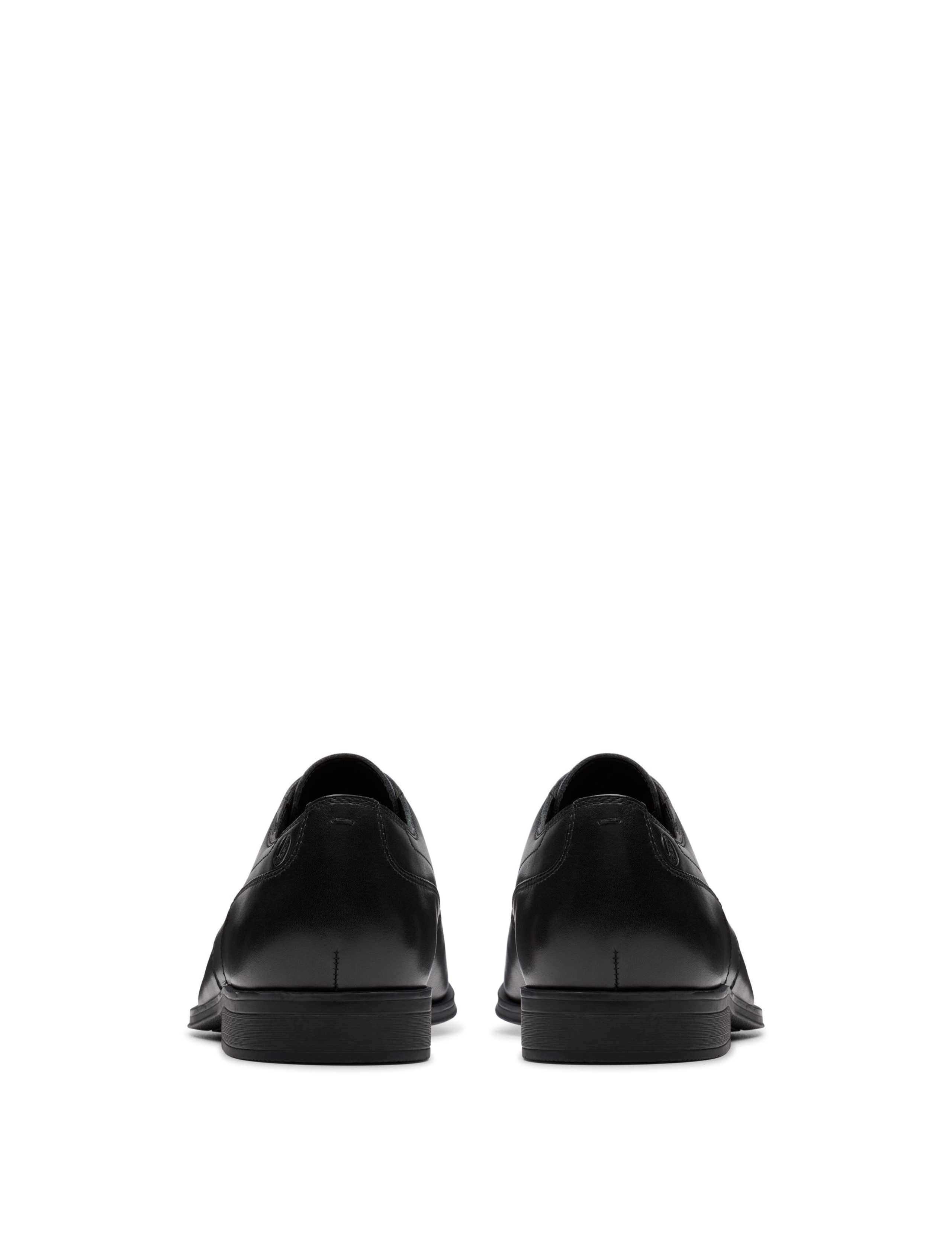 Wide Fit Leather Derby Shoes 5 of 6