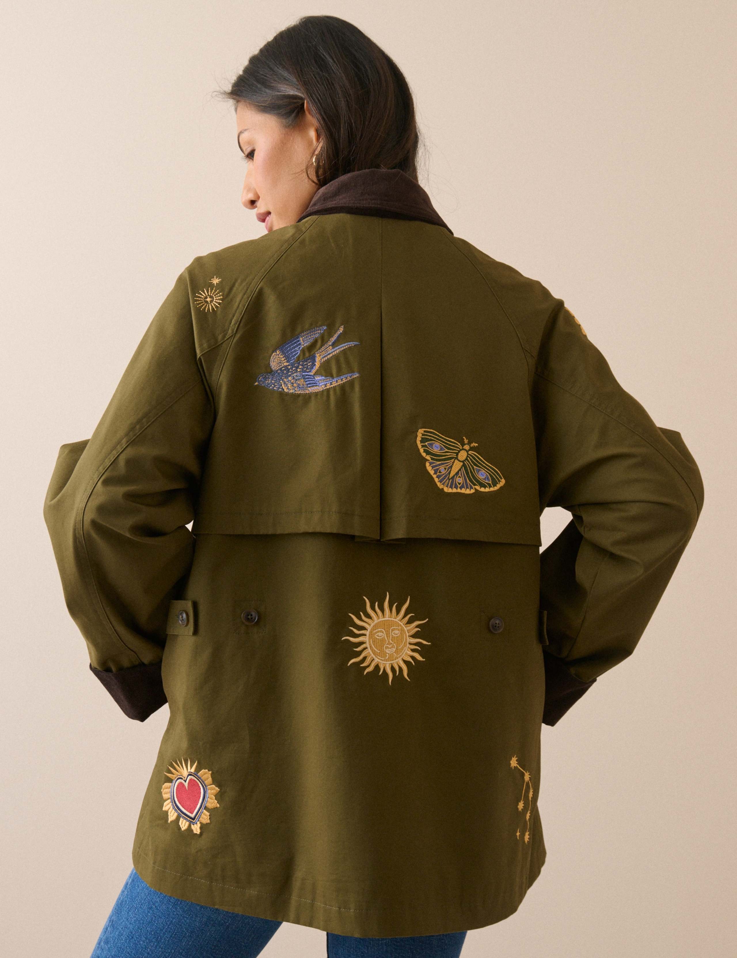 Trophy Barn Pure Cotton Embroidered Jacket 3 of 5