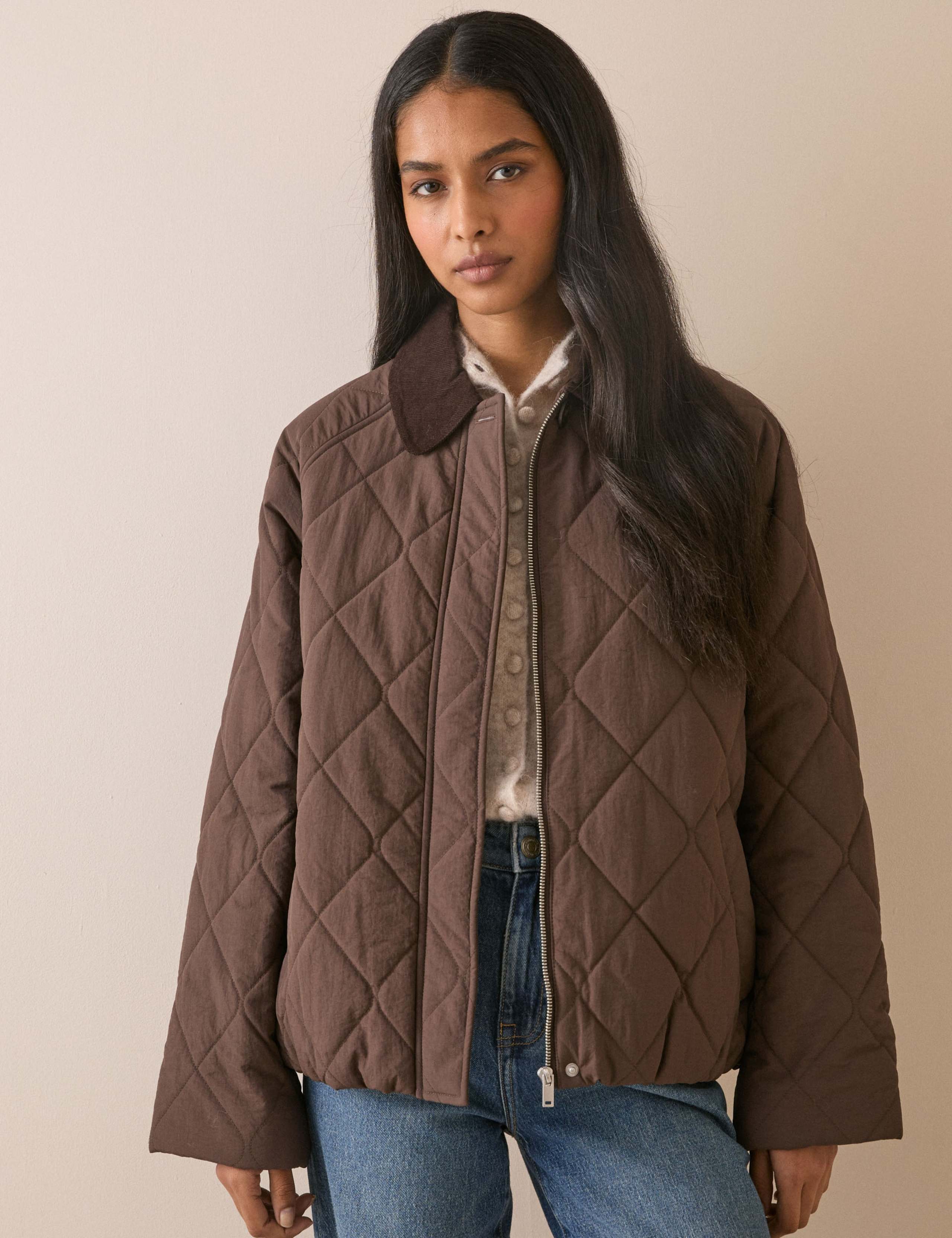 Quilted Bomber Jacket 1 of 5
