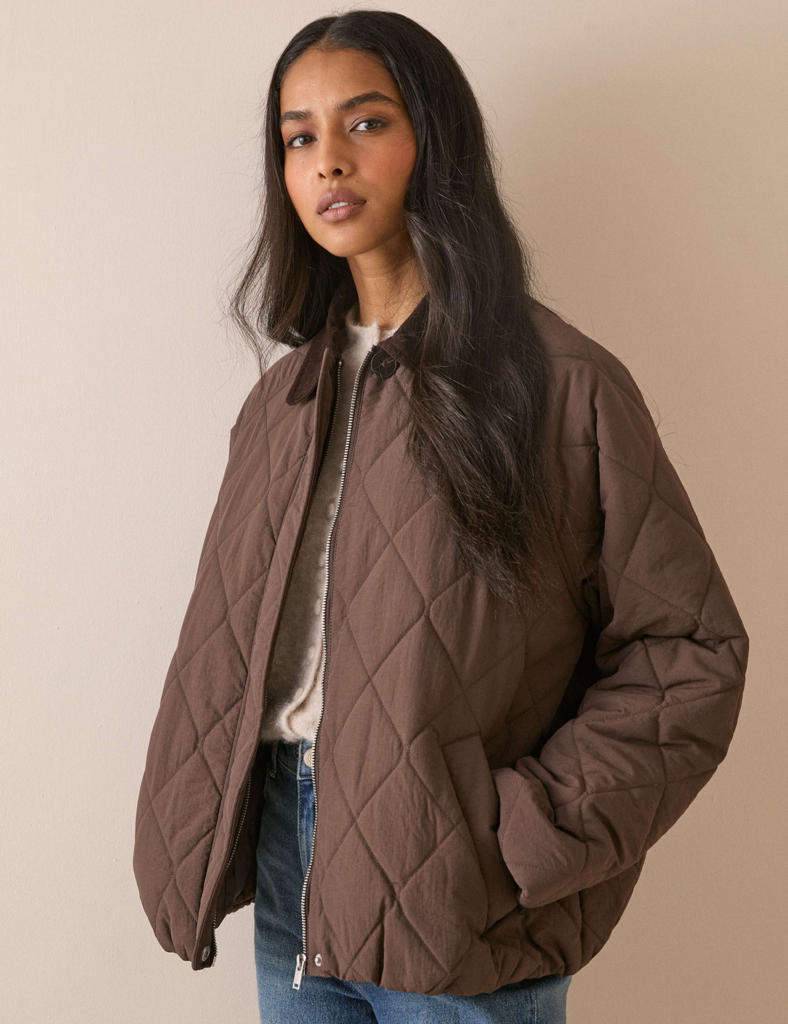 Quilted Bomber Jacket 2 of 5