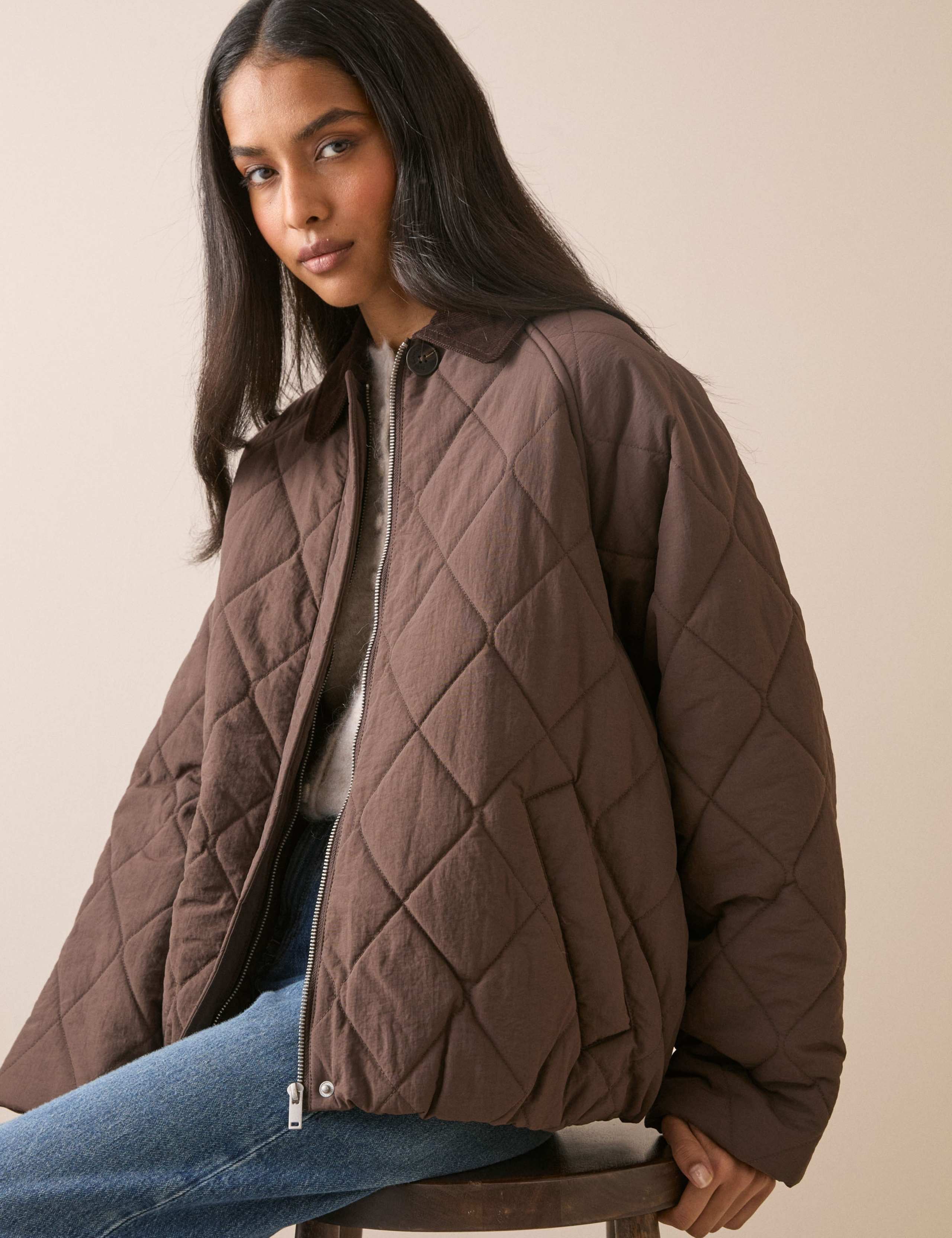 Quilted Bomber Jacket 4 of 5