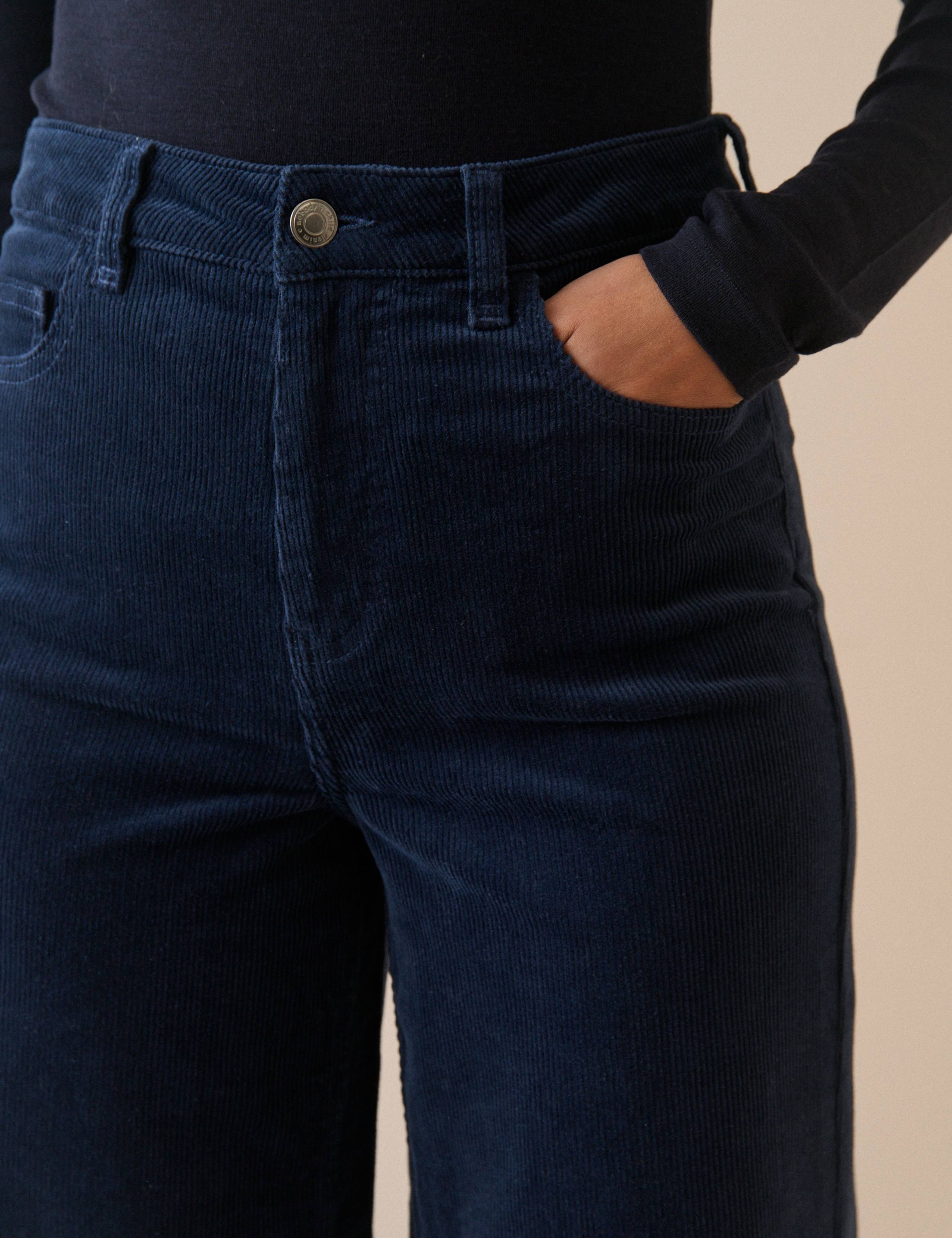 Cord High Waisted Wide Leg Jeans 3 of 5