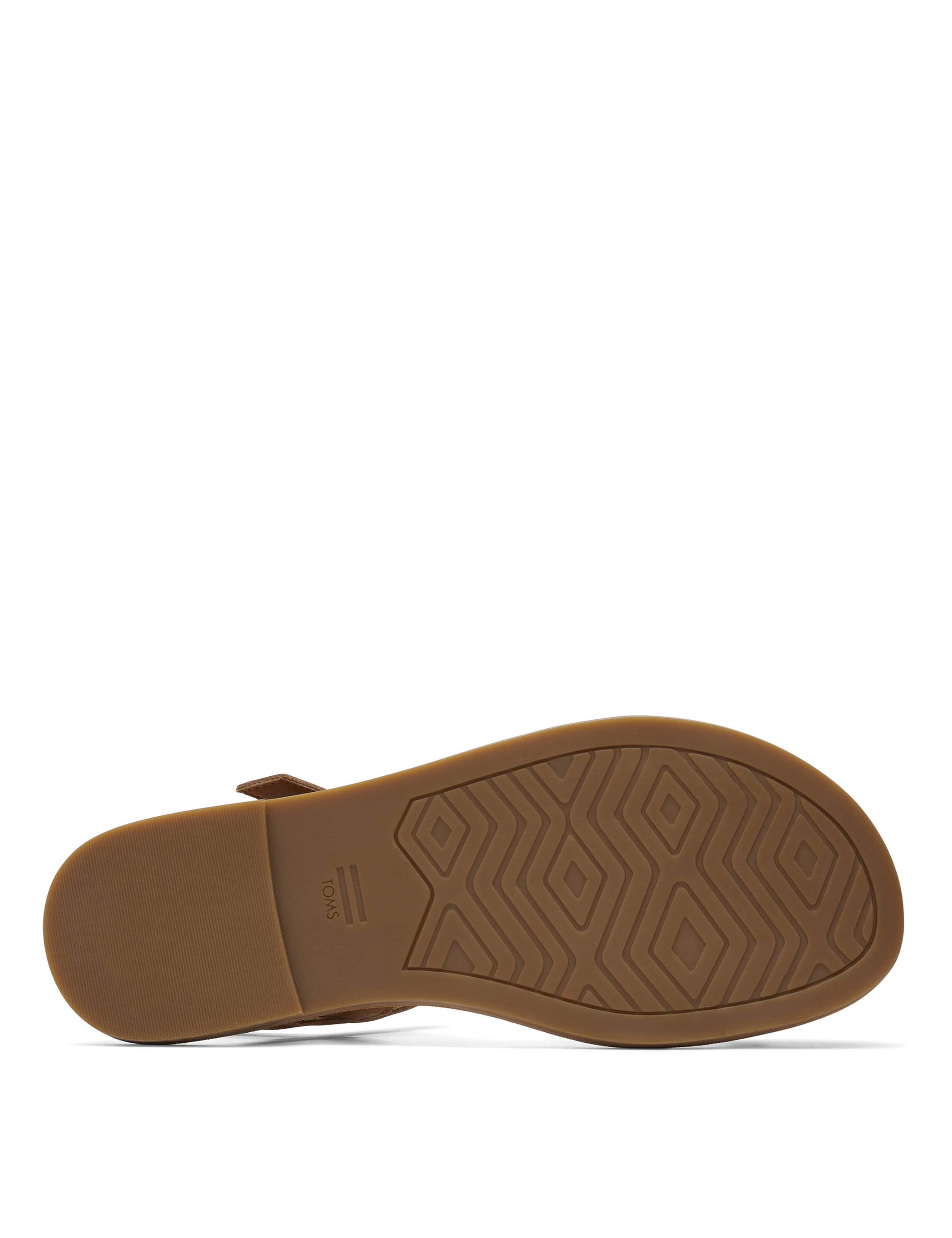 Leather Strappy Flat Sandals 7 of 16