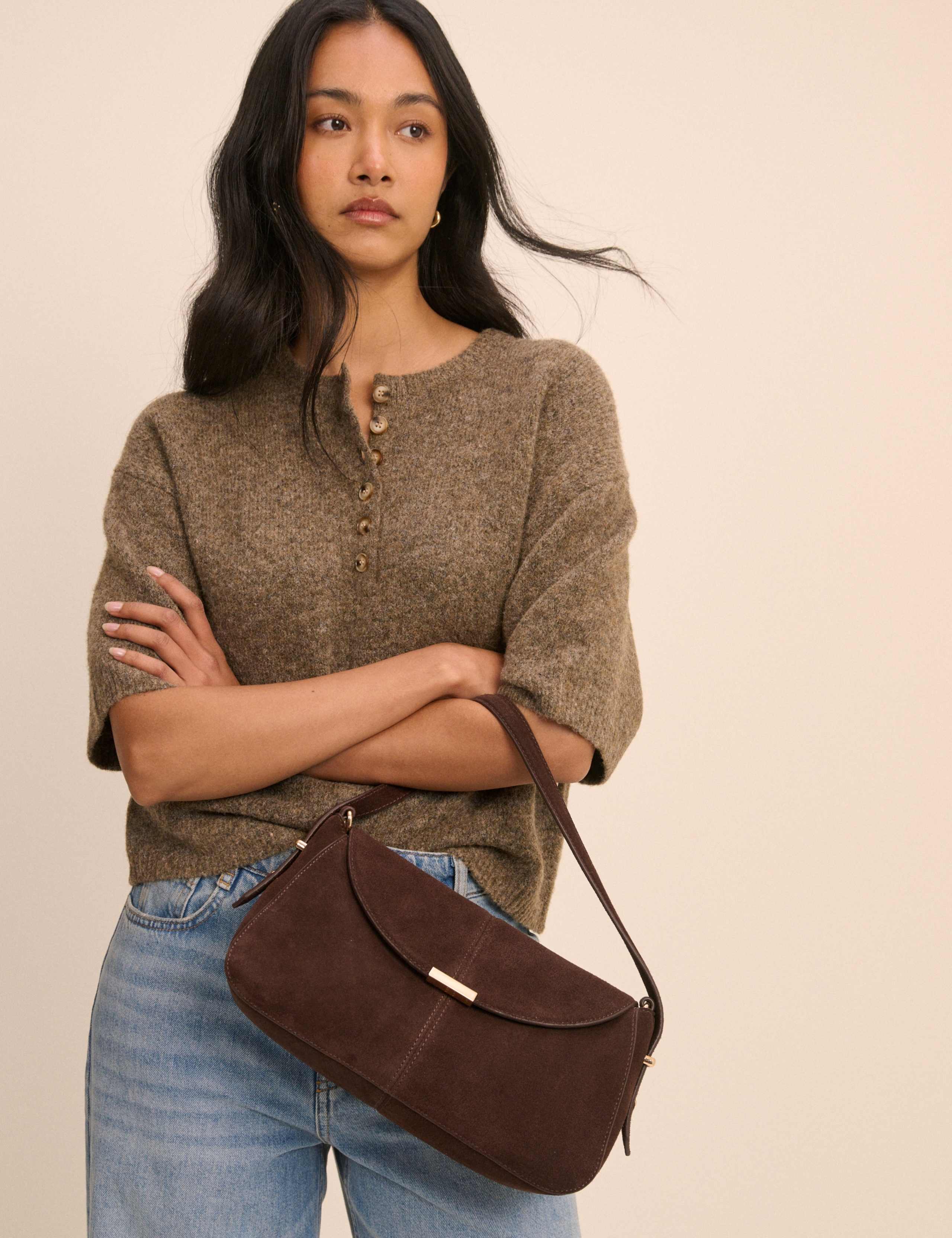 Leather Cross Body Bag 2 of 5